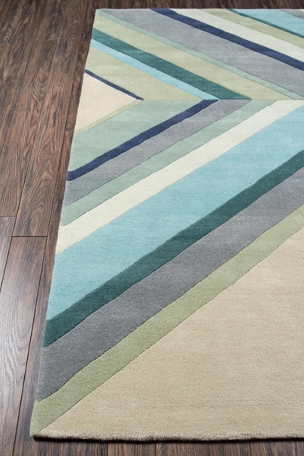 Delmar Wool Chevron Rug
