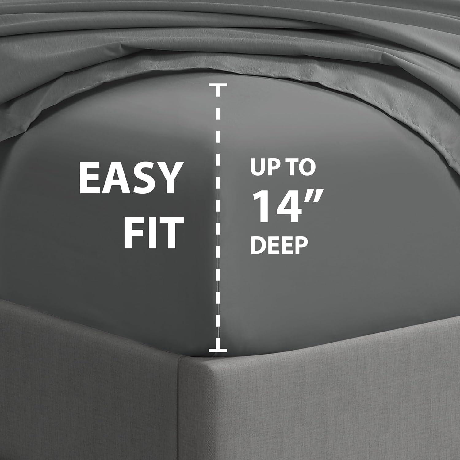 1800 Series Ultra Soft Microfiber Sheet Set