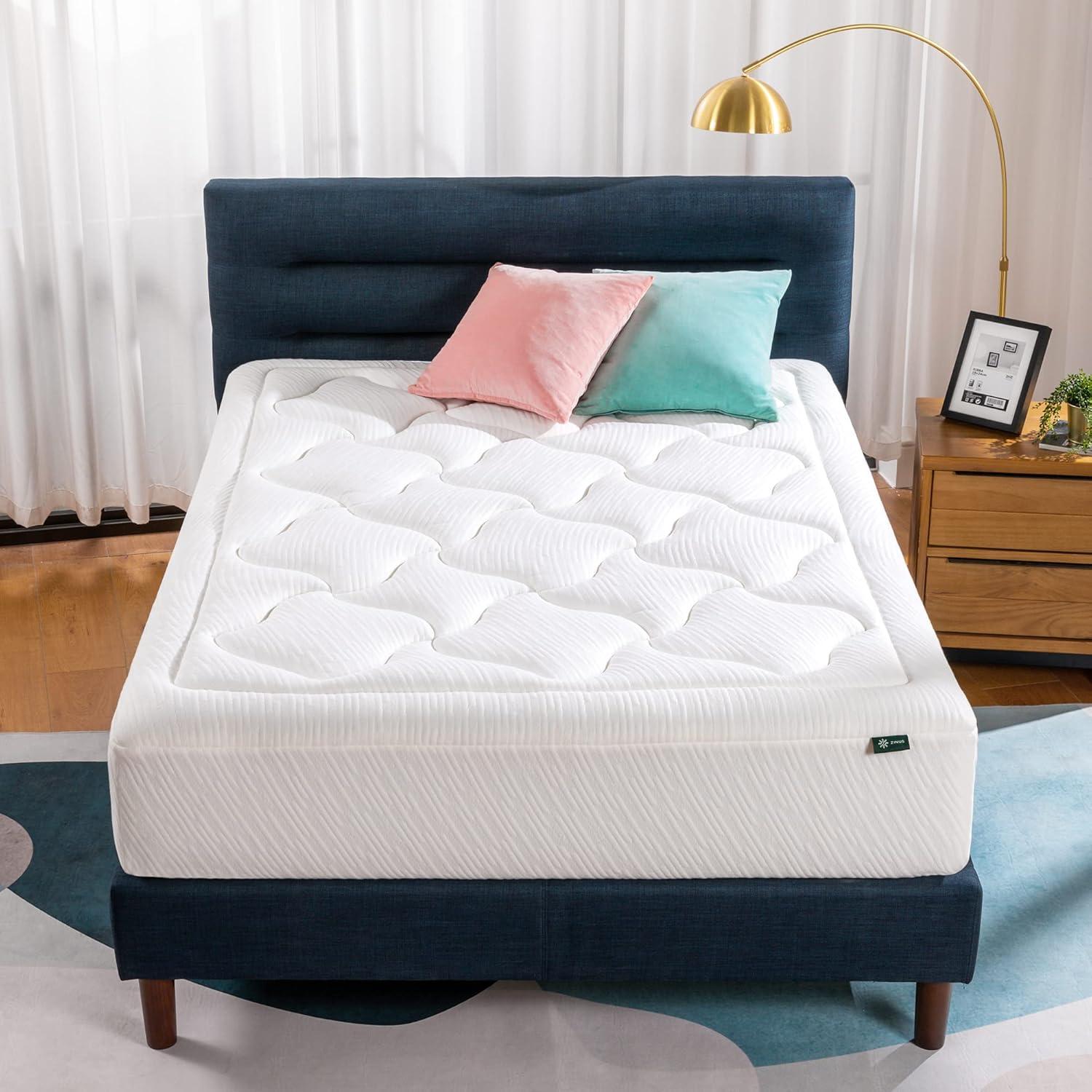 Zinus 12" Queen Plush Memory Foam Cloud Mattress