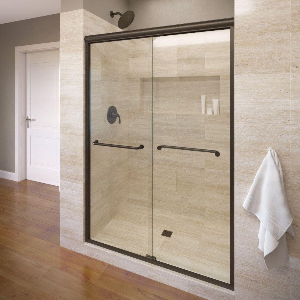 Infinity 43" W x 47'' W x 70" H Semi-Frameless Shower Door