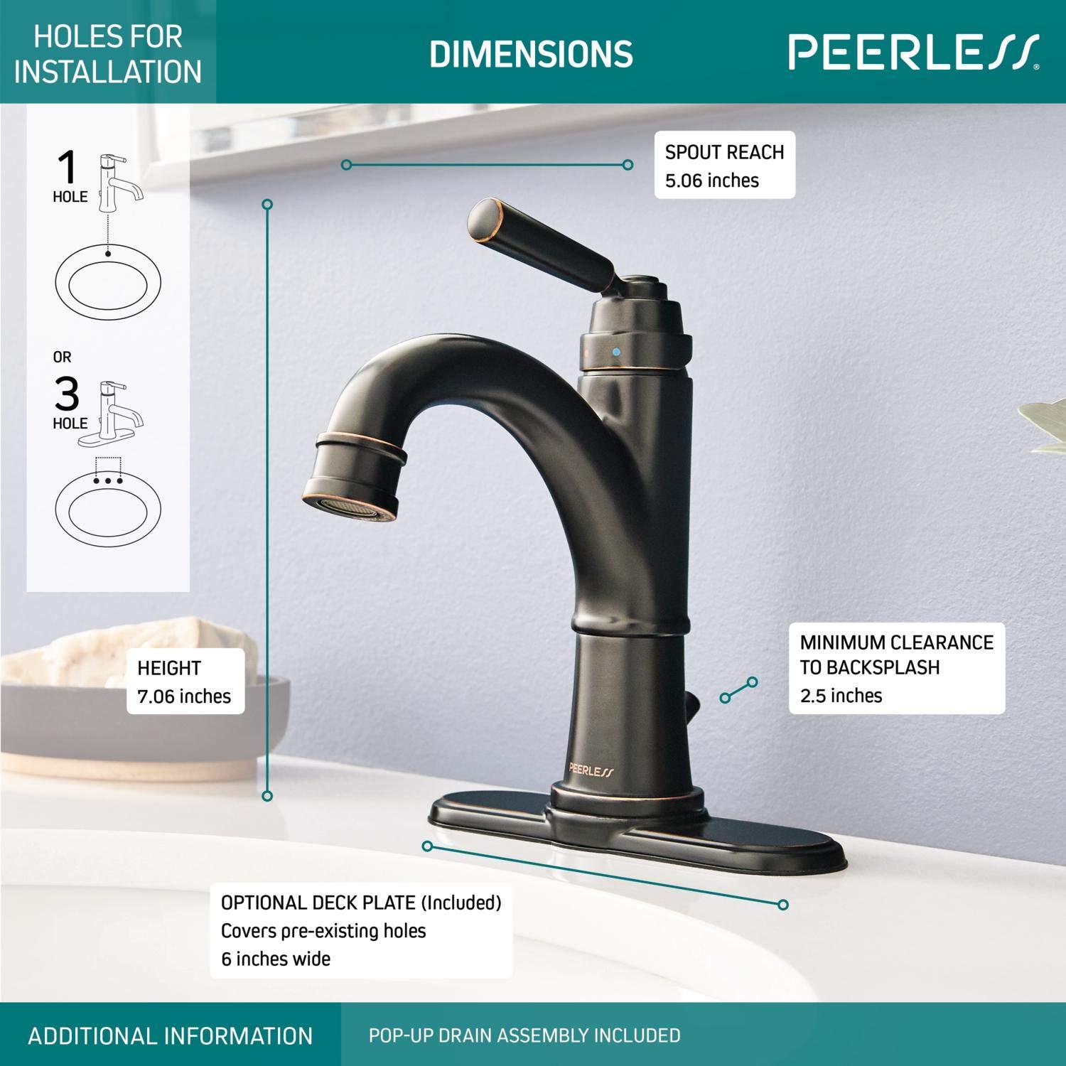 Westchester Single-Hole Bathroom Faucet with Drain Assembly