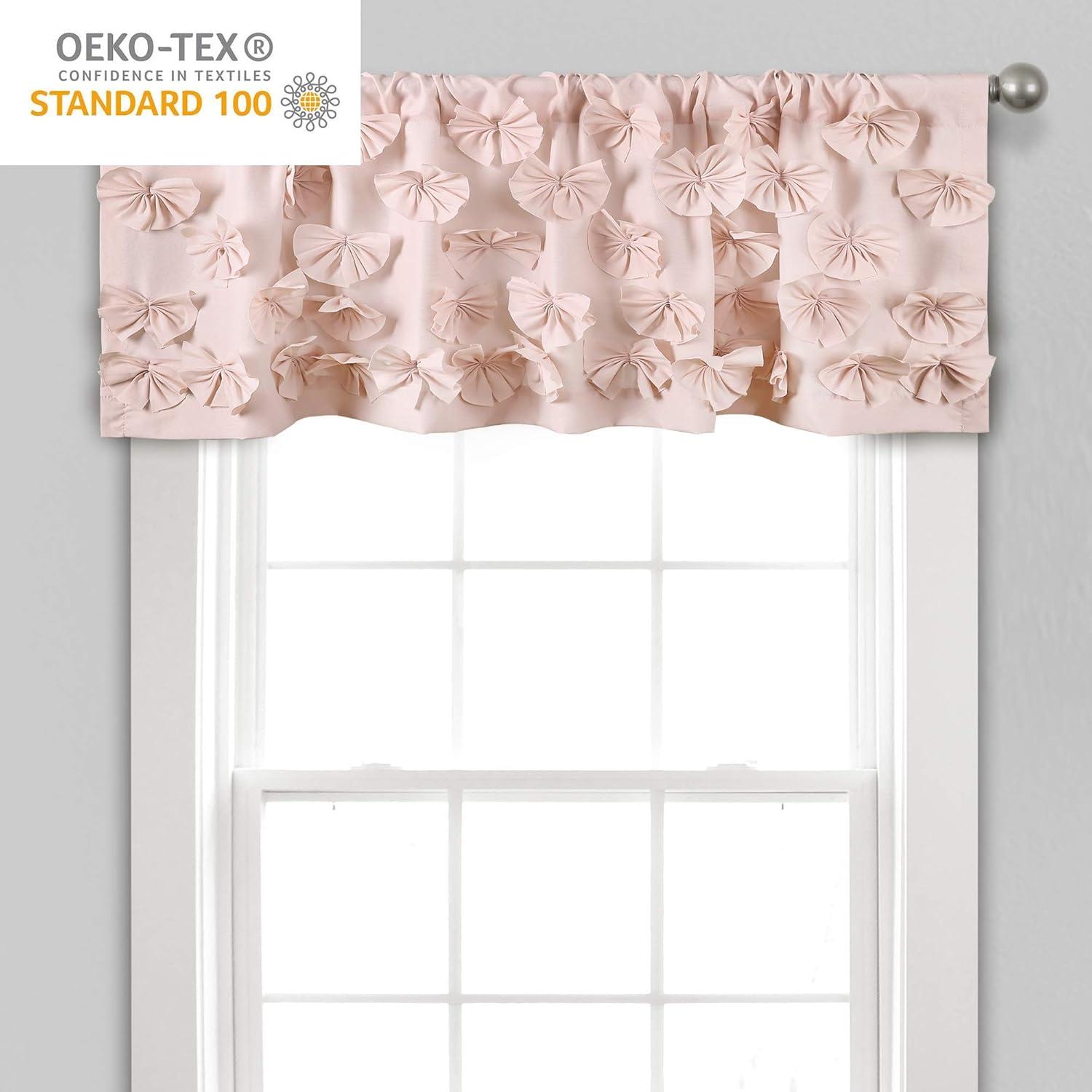 Lush Decor Riley Ruffled Valance