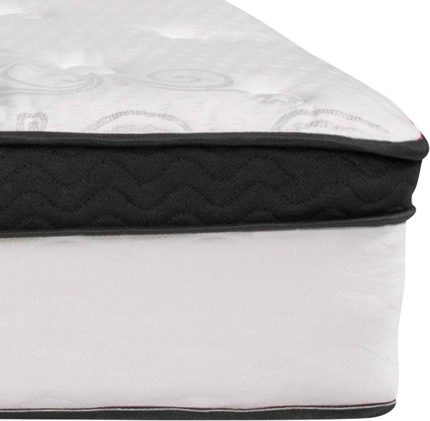 Flash Furniture Capri Comfortable Sleep 12 Inch CertiPUR-US Certified Memory Foam & Pocket Spring Mattress, Queen Mattress in a Box