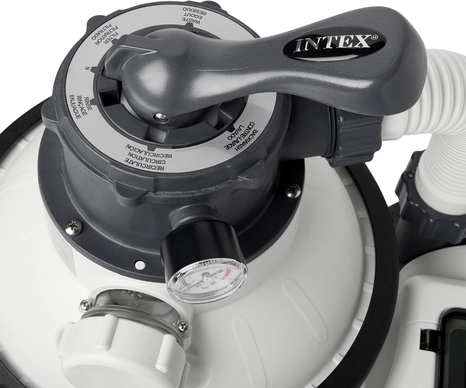 Intex Intex Krystal Clear 1500 GPH Sand Filter Pump for Above Ground Swimming Pools
