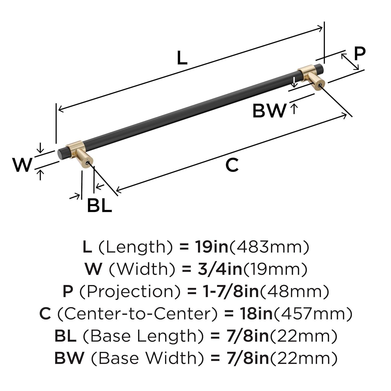 Mergence 18 inch (457mm) Center-to-Center