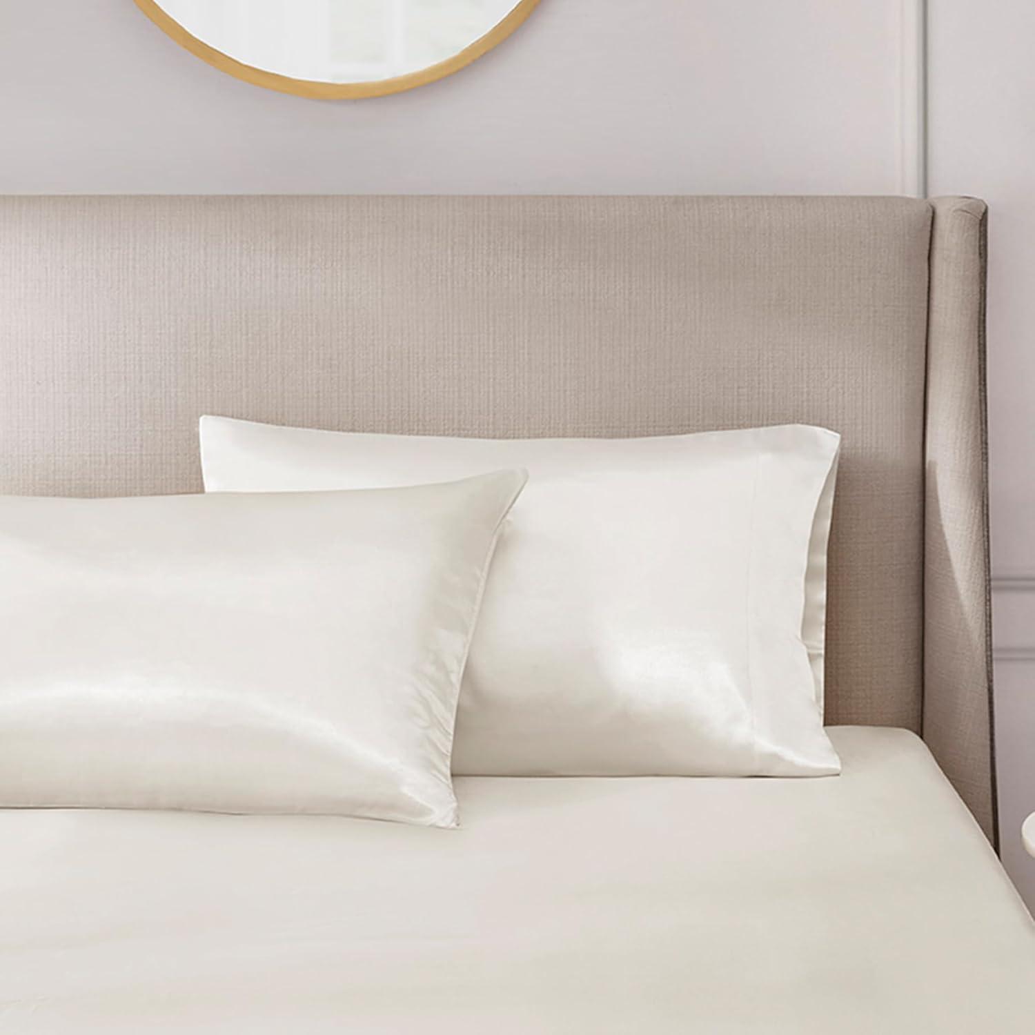 Madison Park Essentials Satin Luxury 2PC Pillowcases (Set of 2)