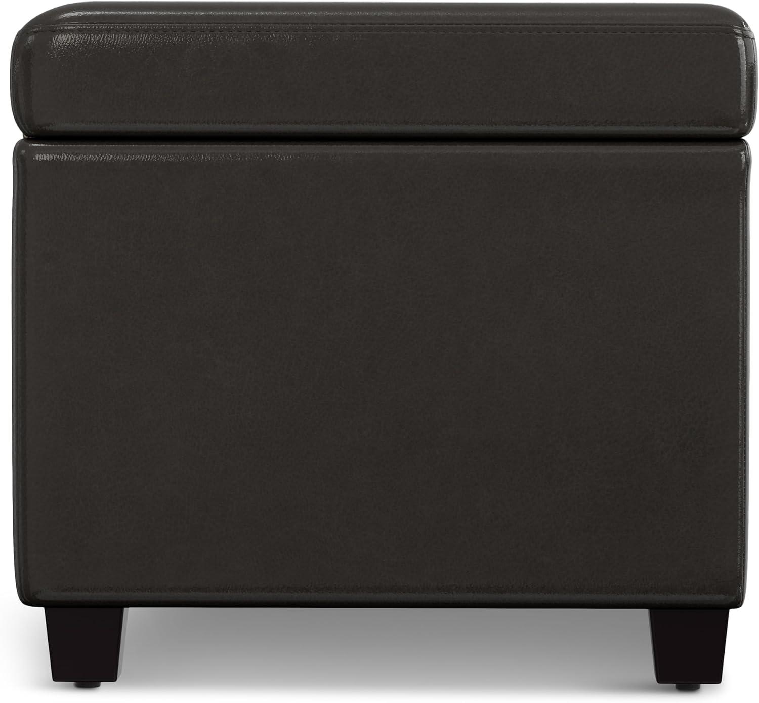 Avalon Faux Leather Upholstered Storage Bench