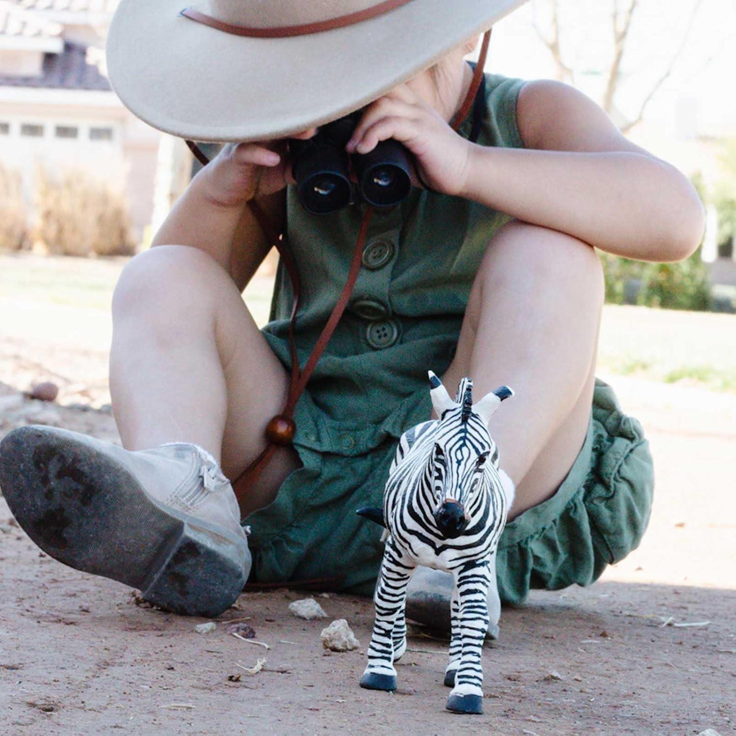 Safari Ltd. Zebra Figurine - Realistic 5.85" Figure - Educational Toy for Boys, Girls & Kids Ages 1+