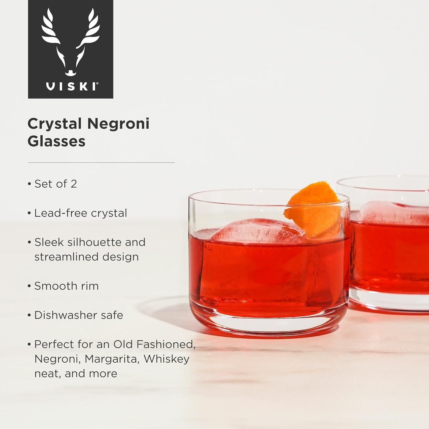 Raye Crystal Negroni Glasses