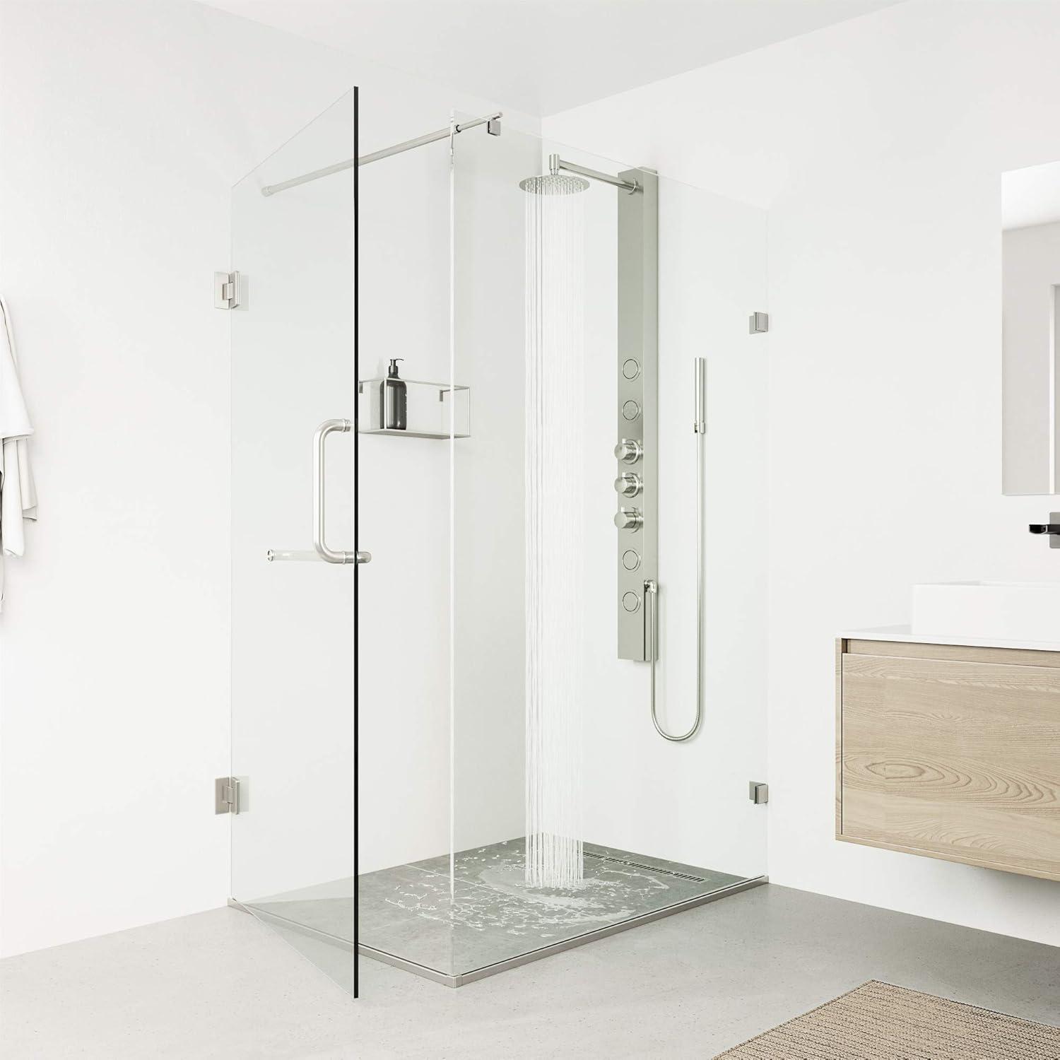 Sutton 58" H X 4" W EZDivert™ 4-Jet Shower System with Hand Shower Wand and Adjustable Shower Head