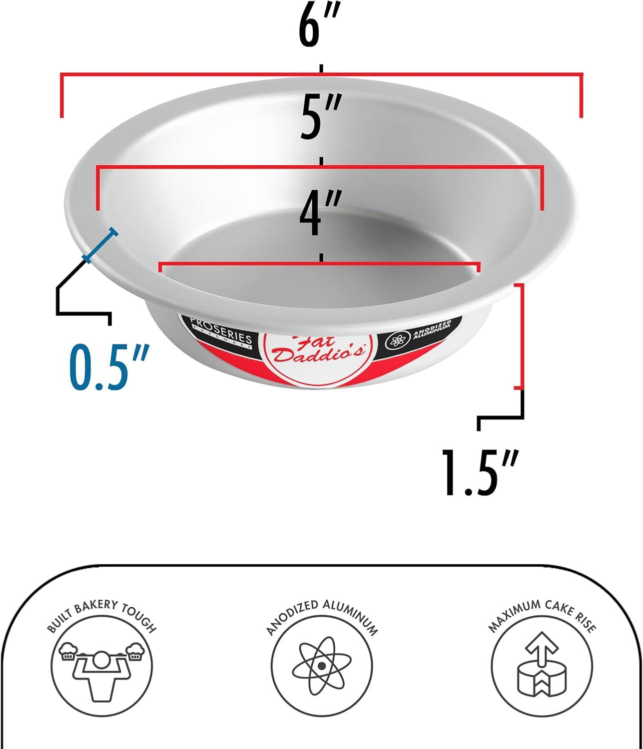 Mini Anodized Aluminum Pie Pan, 6.5-Inch