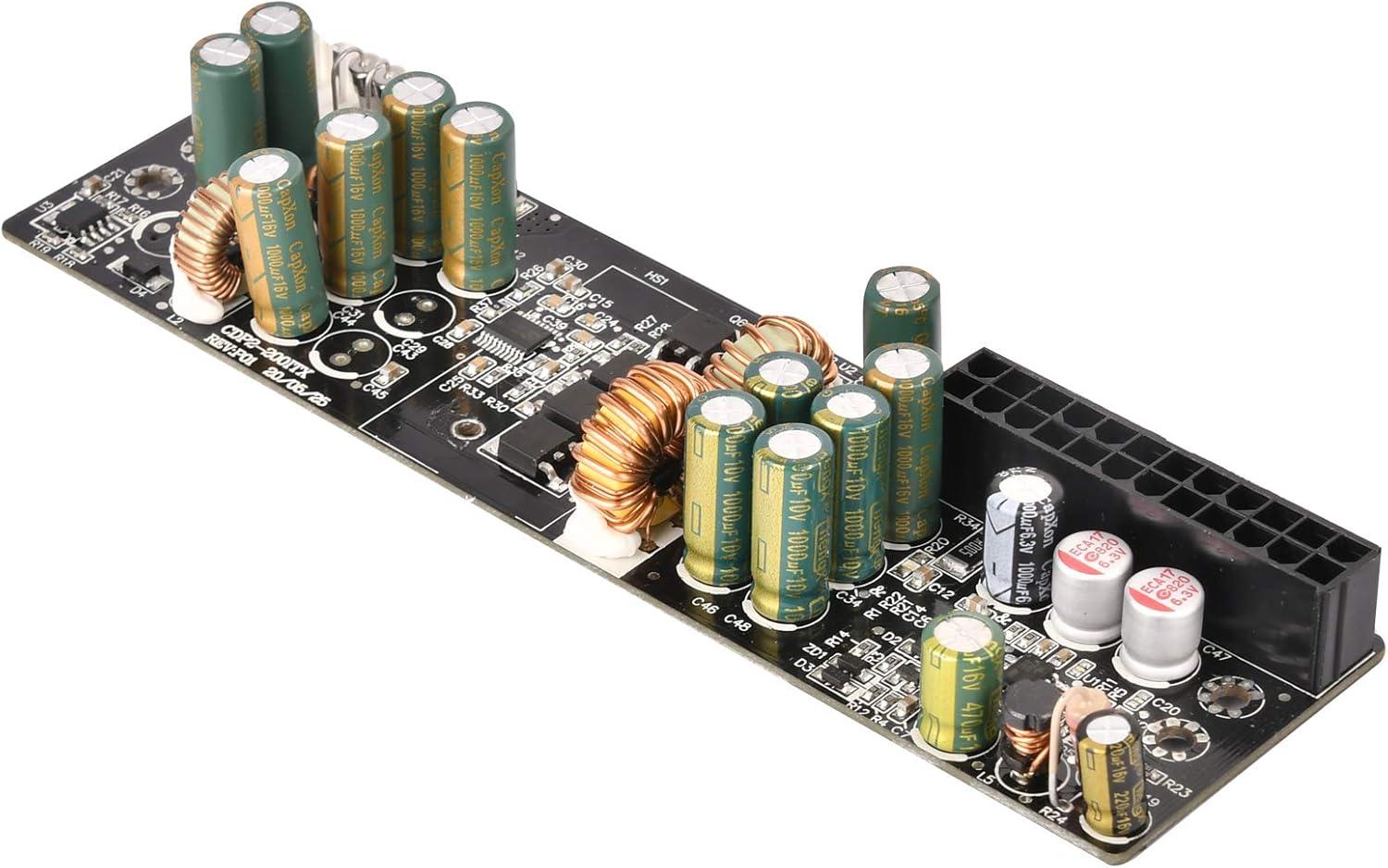 SilverStone Technology  Power Supply Kit, 120W DC-DC Board, 12V/10A Adapter, Black Wires, 20+4 Pin Motherboard, 4+4 EPS, 3x SATA, 1x 4-Pin Peripheral