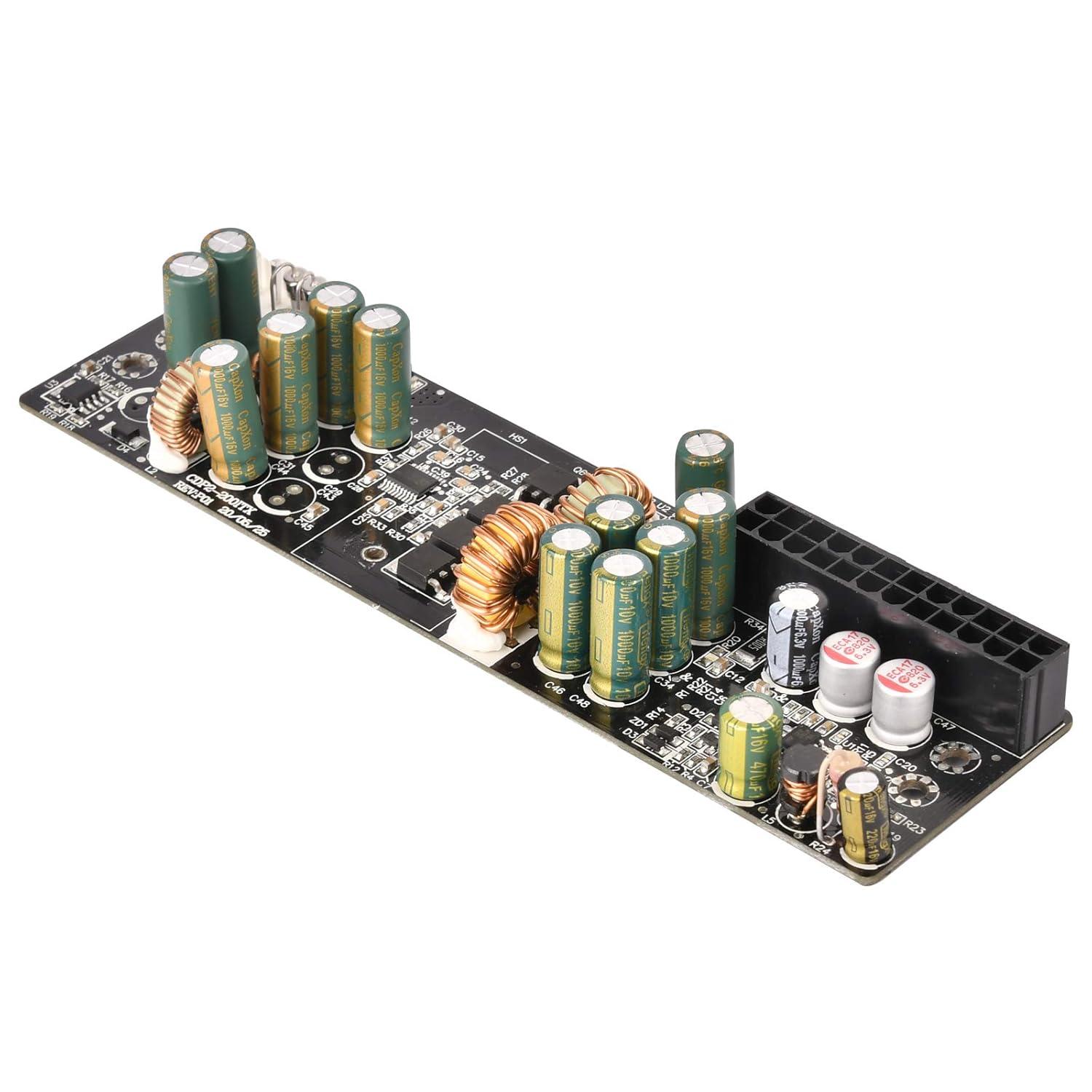 SilverStone Technology  Power Supply Kit, 120W DC-DC Board, 12V/10A Adapter, Black Wires, 20+4 Pin Motherboard, 4+4 EPS, 3x SATA, 1x 4-Pin Peripheral