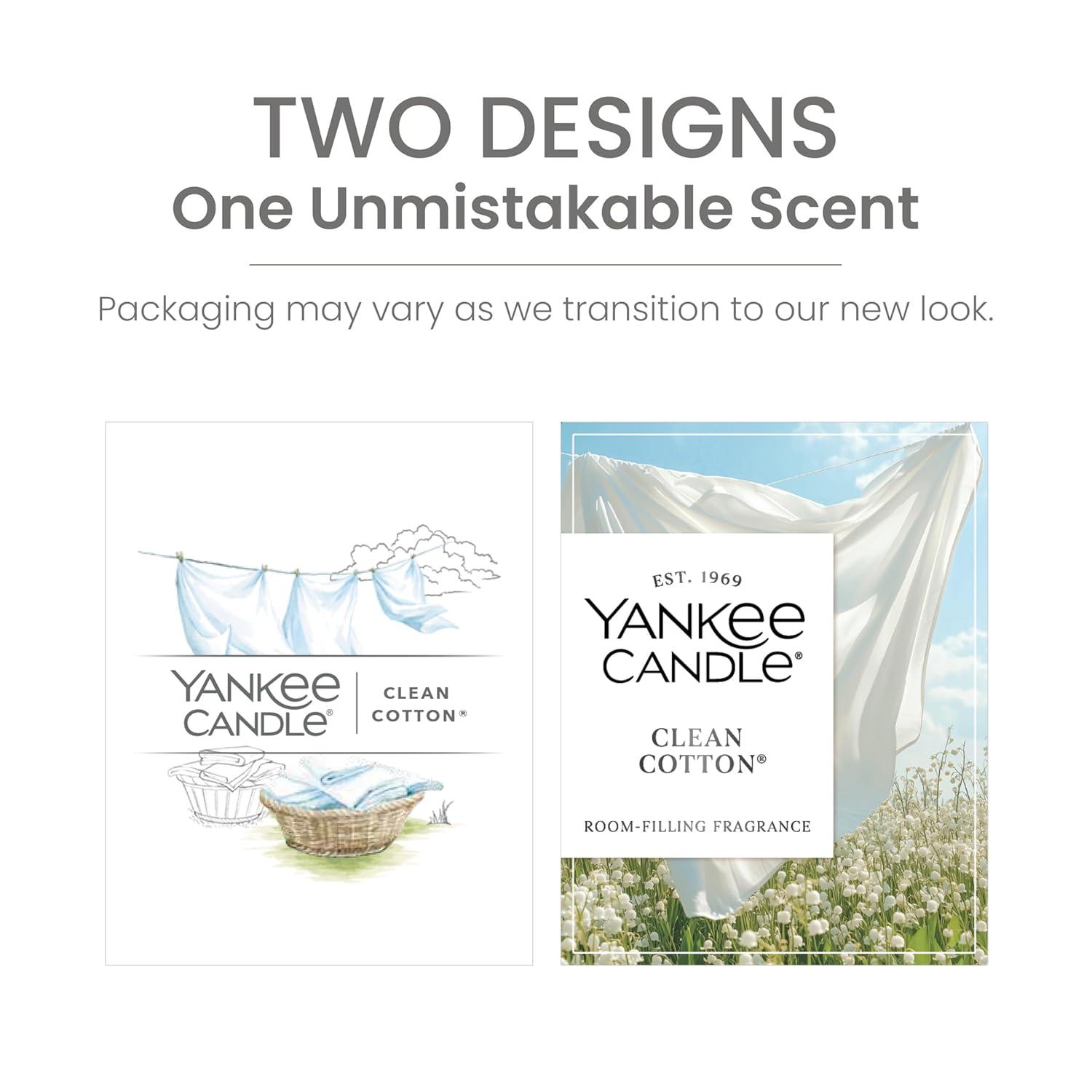 YANKEE CANDLE Signature Clean Cotton Scented Tumbler Candle