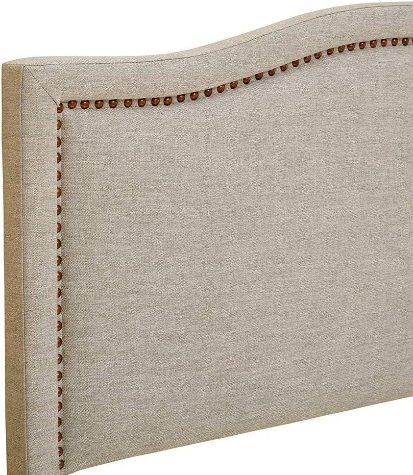 Gracie Oaks Clouchete Nadine Upholstered Nailhead Headboard