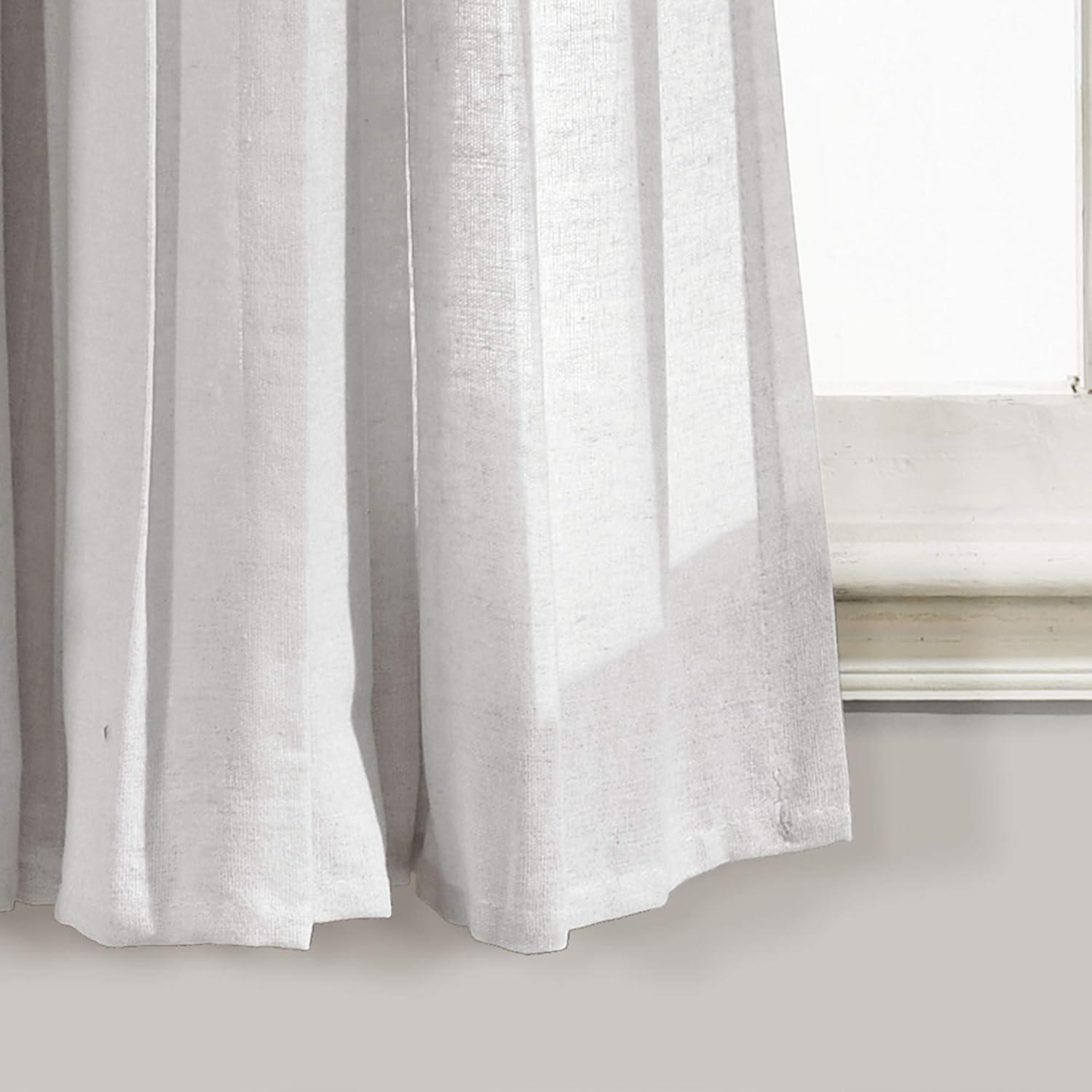 Lush Decor Semi Sheer Curtain Single Panel