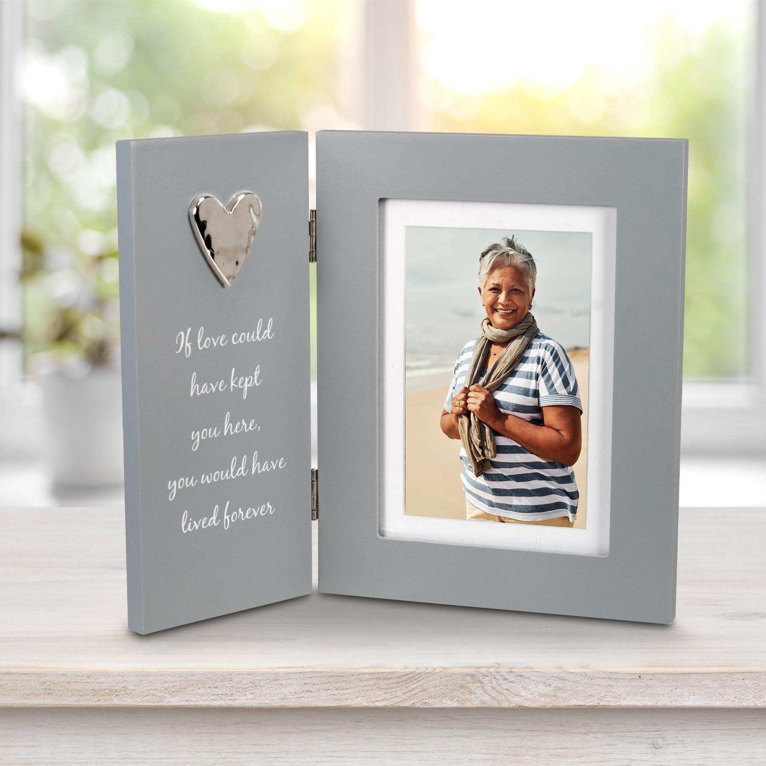 Gray Matte Picture Frame with Mat