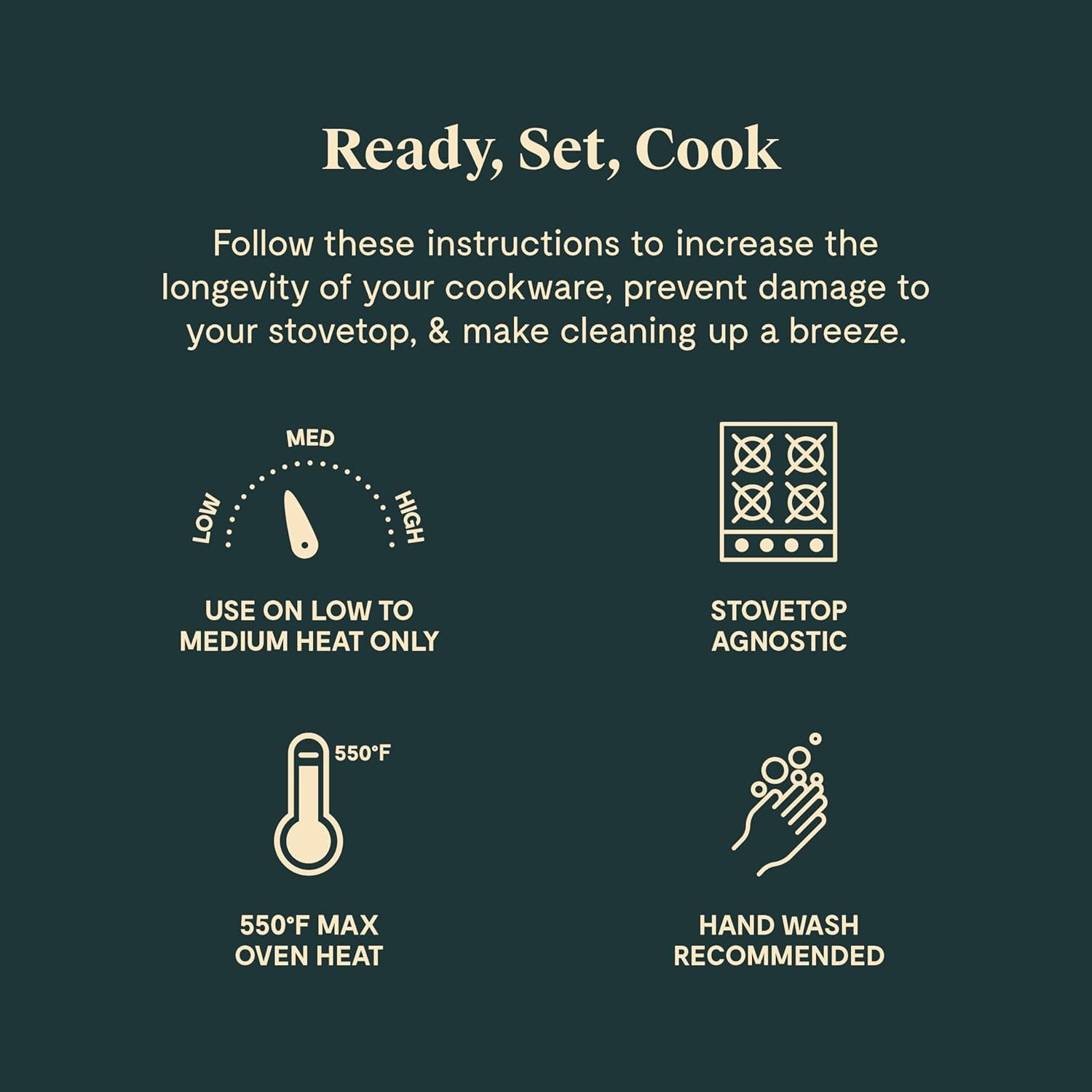 Caraway ® Sage Ceramic Non-Stick Roasting Pan with Rack