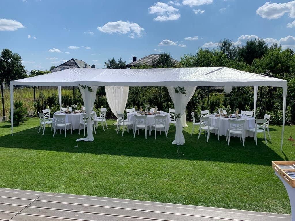 Ktaxon 10'x30' Canopy Tent Wedding Partywith Removable 5 Sidewall White