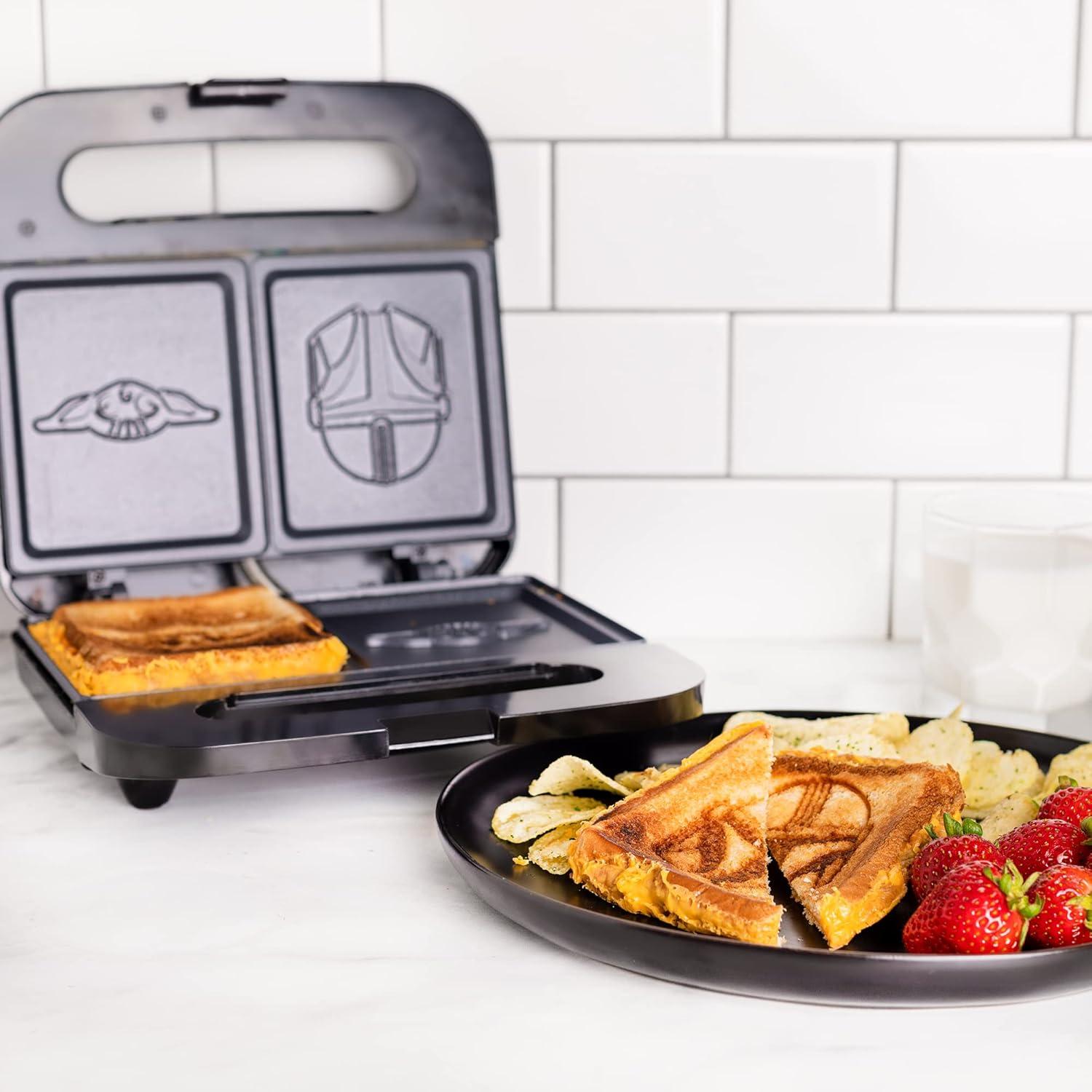 Uncanny Brands Star Wars The Mandalorian Grilled Cheese Maker