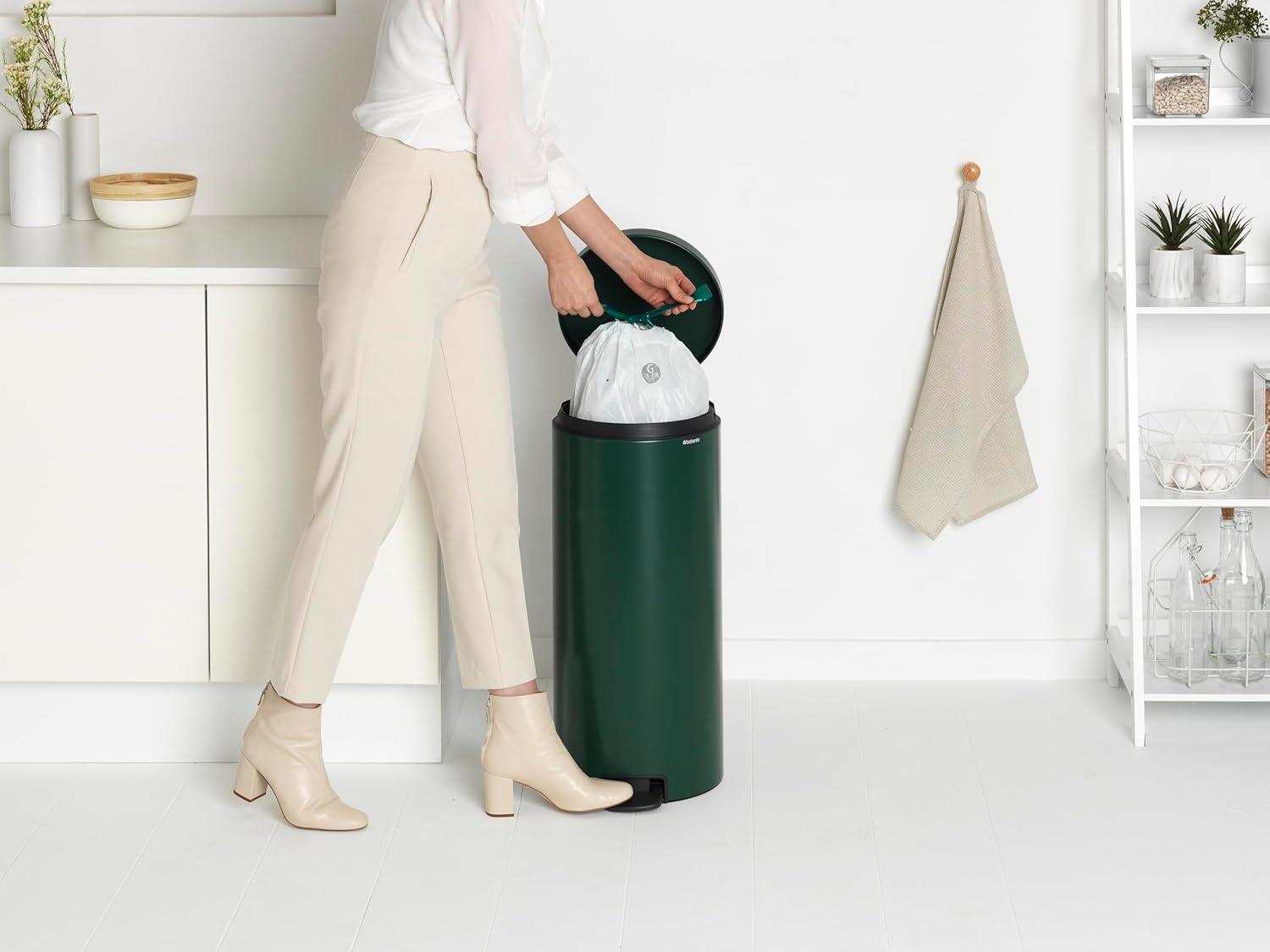 Brabantia NewIcon Step On Trash Can, 8 Gallon (30 Liter)