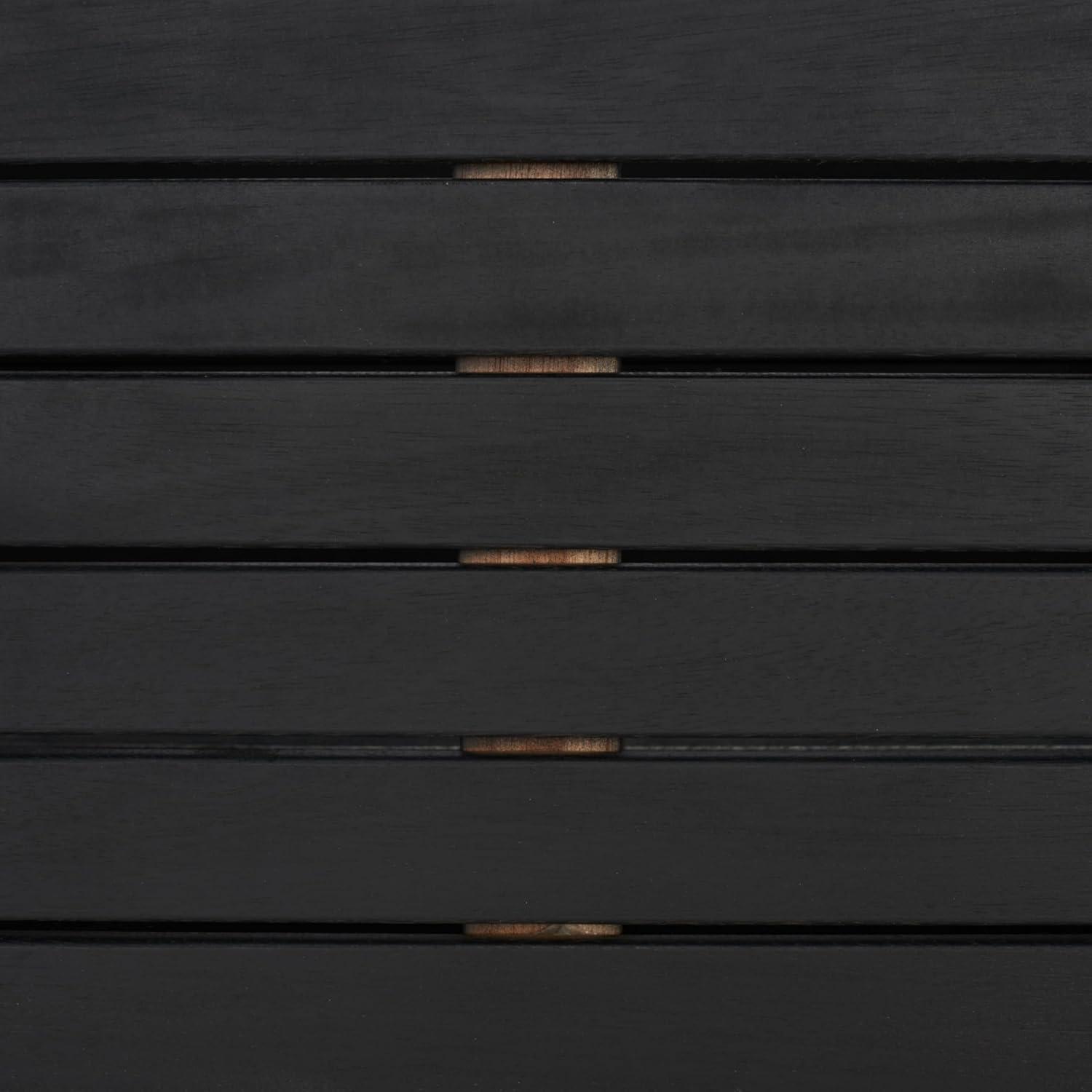 Monterey Patio Outdoor Bar Table - Black - Safavieh