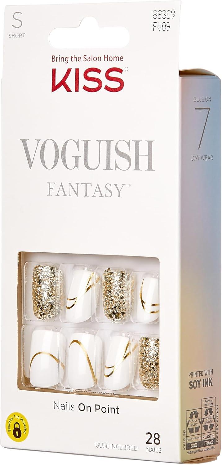 KISS - Voguish Fantasy 88309 FV09 - Short Press-On Nails - 28 pc