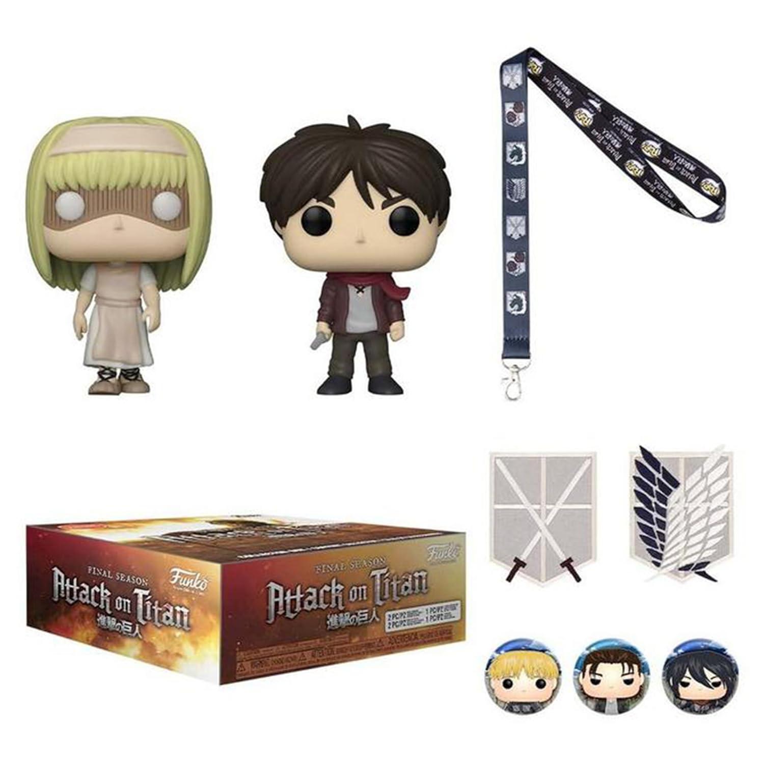Funko Attack on Titan Final Season Exclusive Vinyl Figures, 3.75"