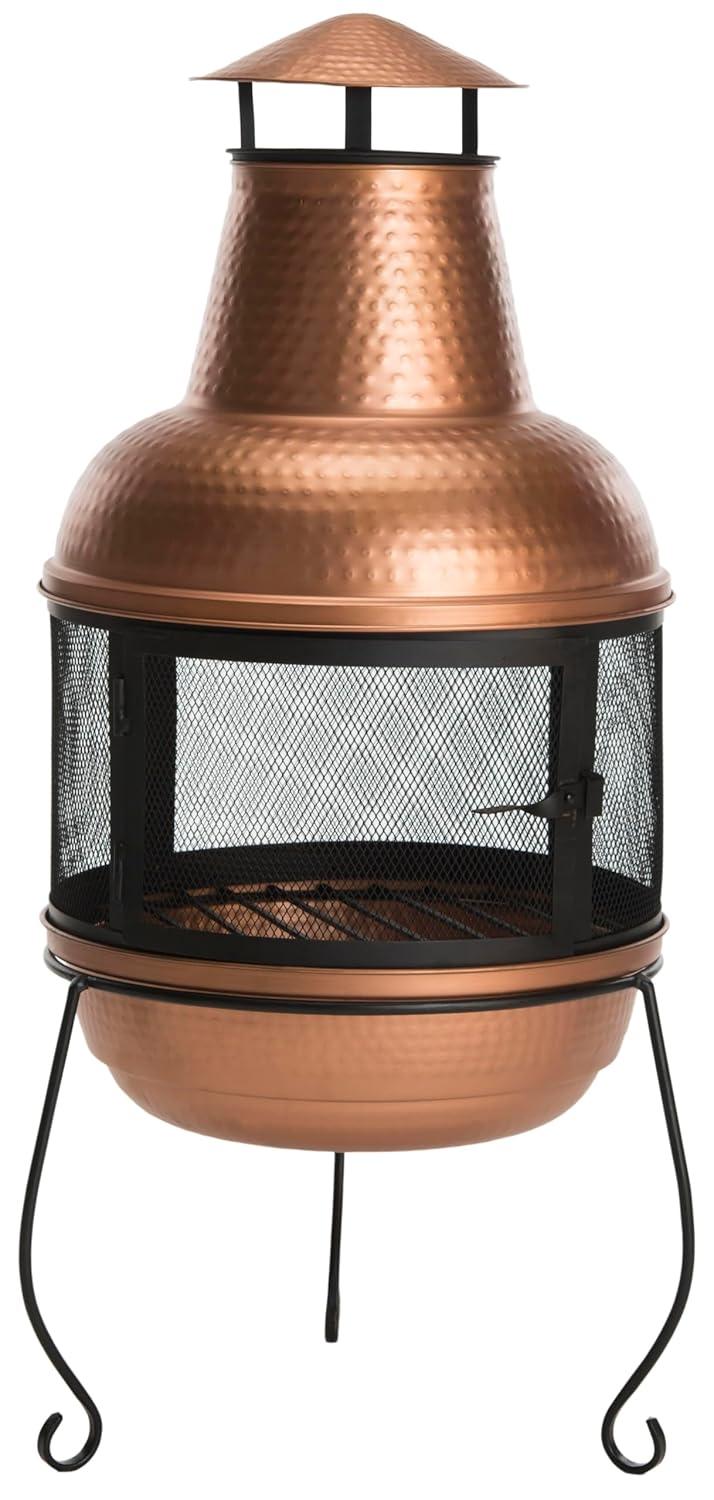 Ophelia & Co. Gemmenne Column Cast Iron Wood Burning Smokeless Chimnea