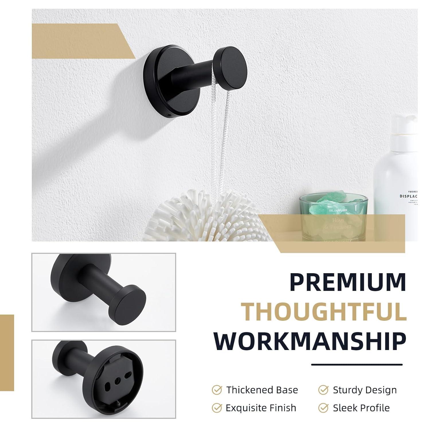 AngleSimple AE083 Stainless Steel Wall Mounted Robe Hook