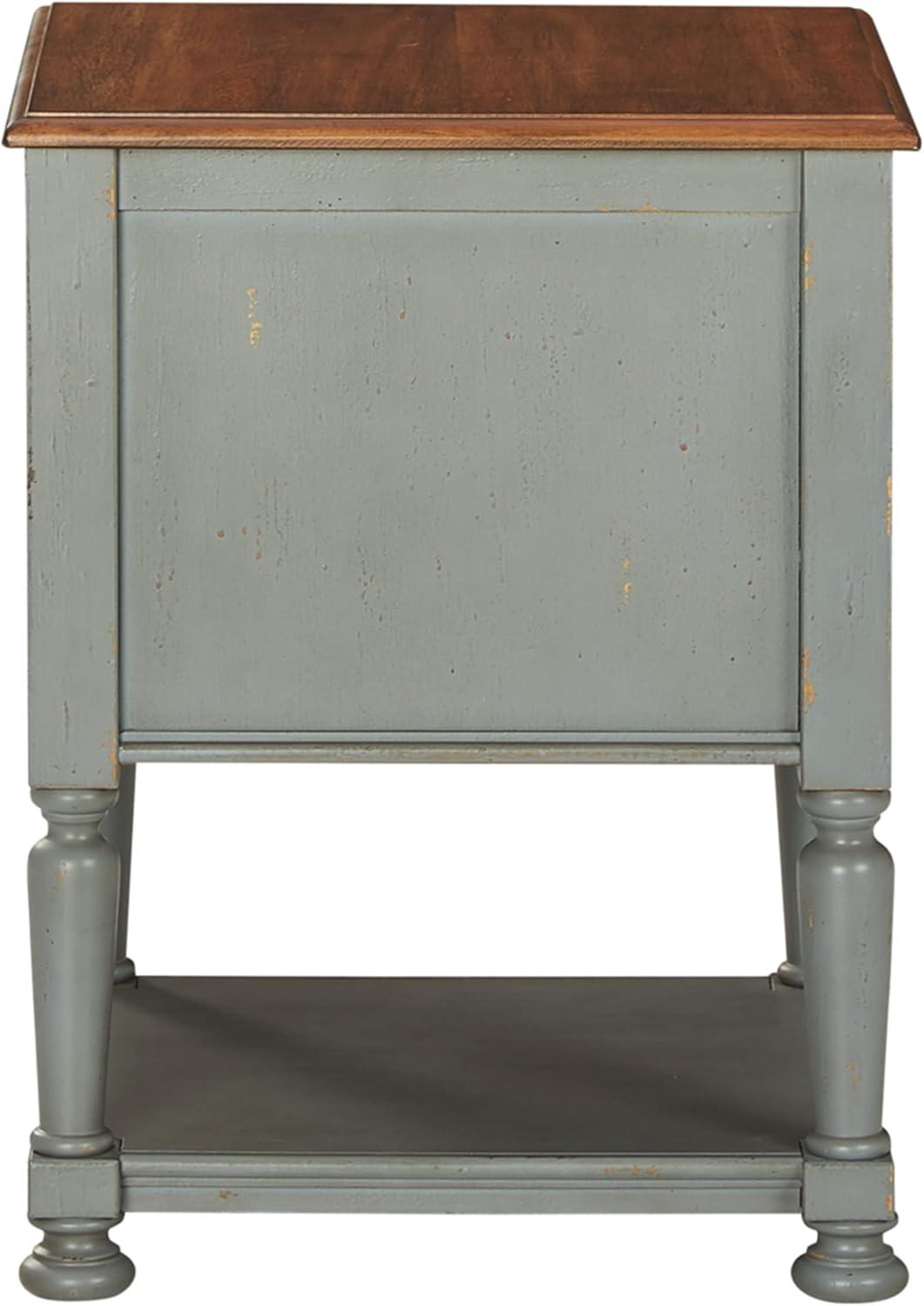 Signature Design by Ashley Casual Mirimyn Accent Cabinet  Gray/Brown