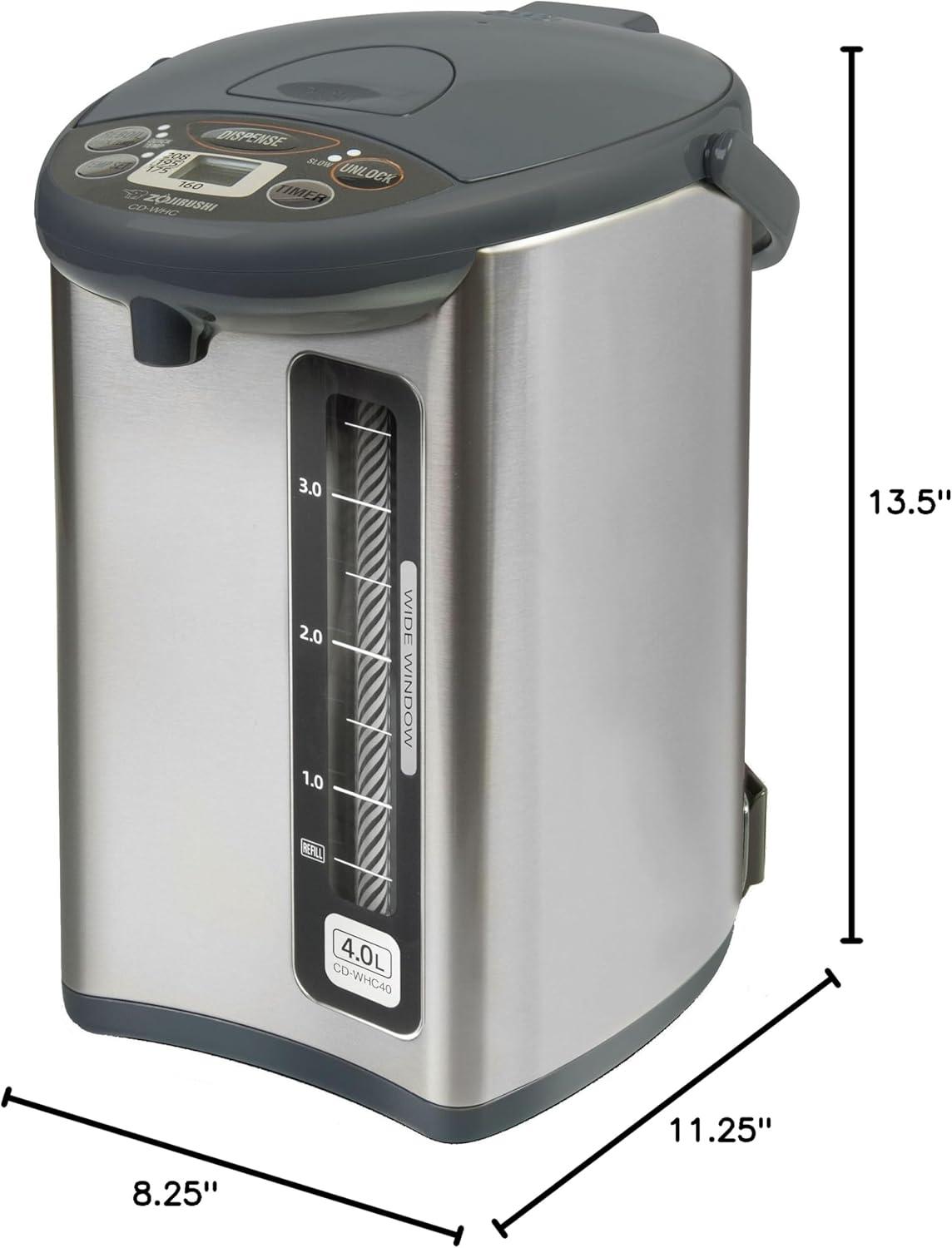 Stainless Steel 4L Micom Water Boiler and Warmer