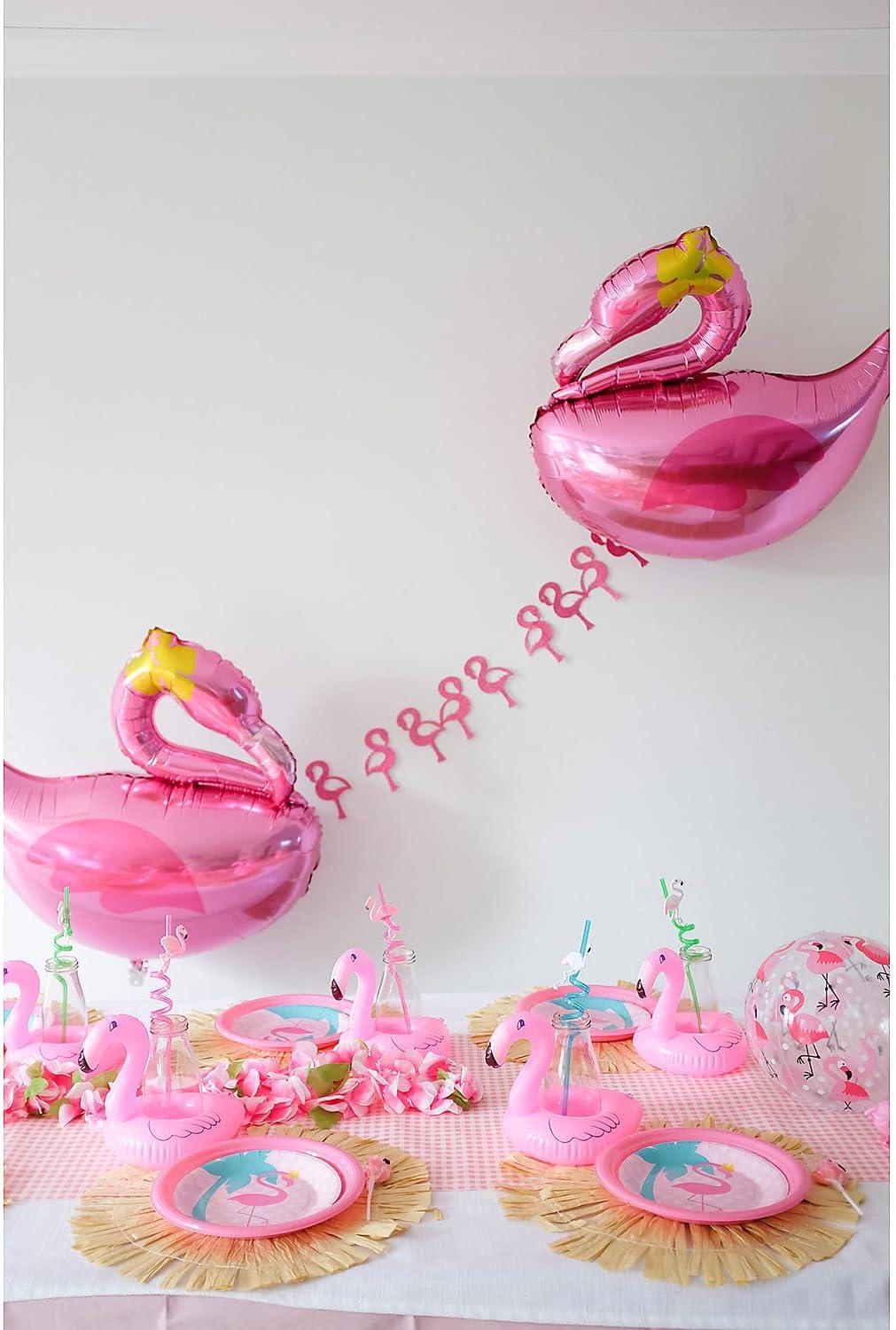 OTC Flamingo Print Beach Balls Vinyl Multicolor, 12 Count