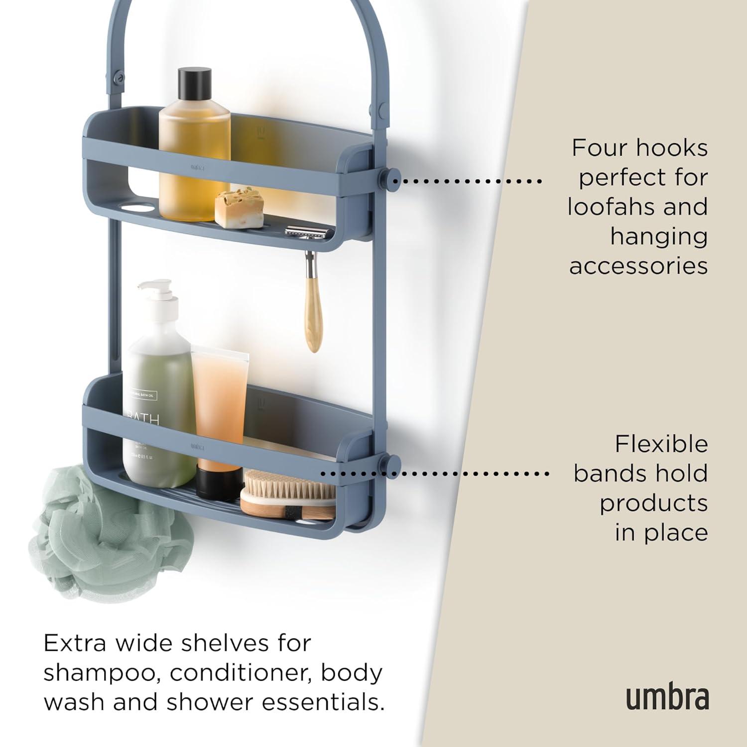 Umbra Flex Wall Mounted Optional Shower Caddy