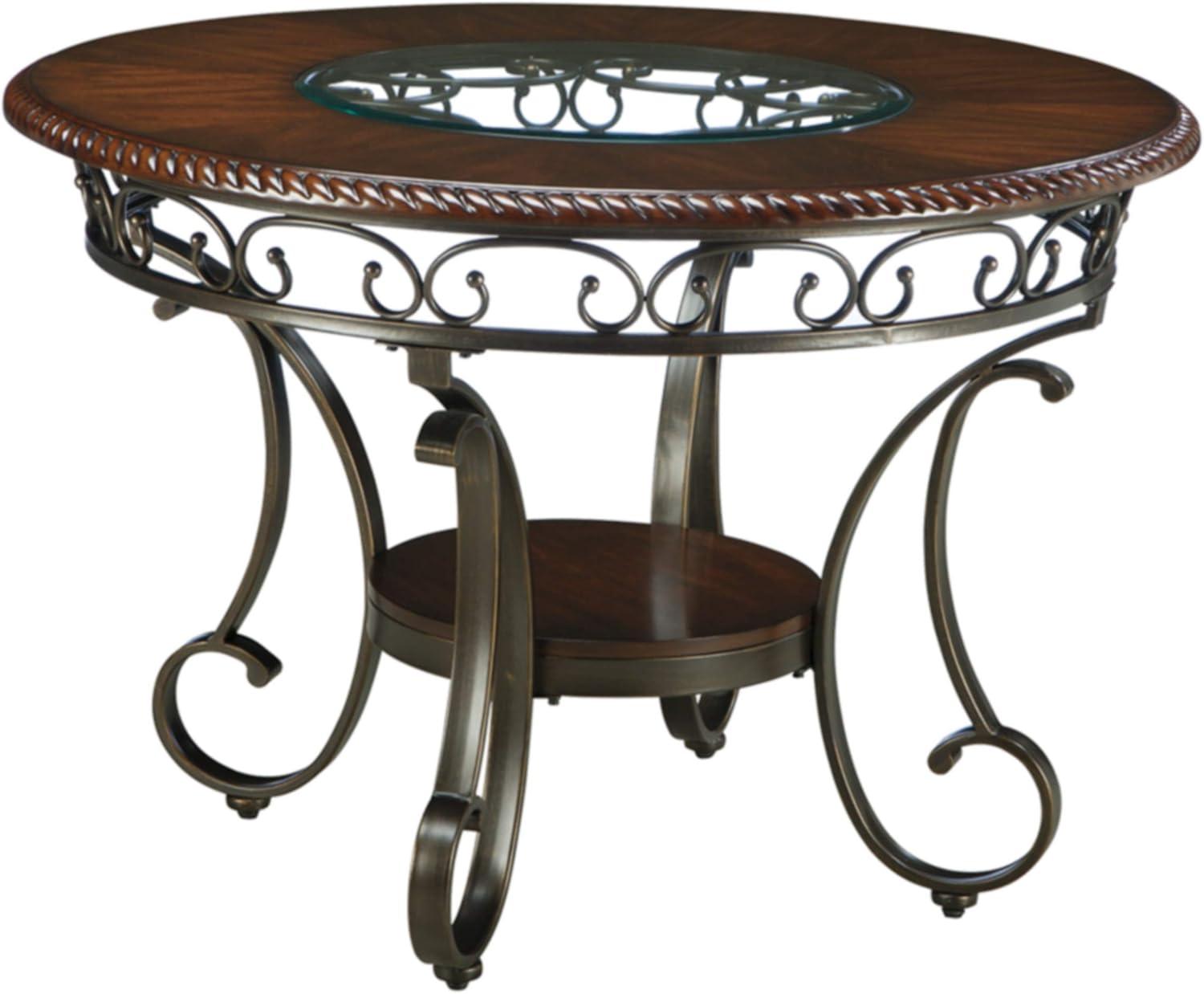 Signature Design By Ashley Traditional Glambrey Dining Table Brown