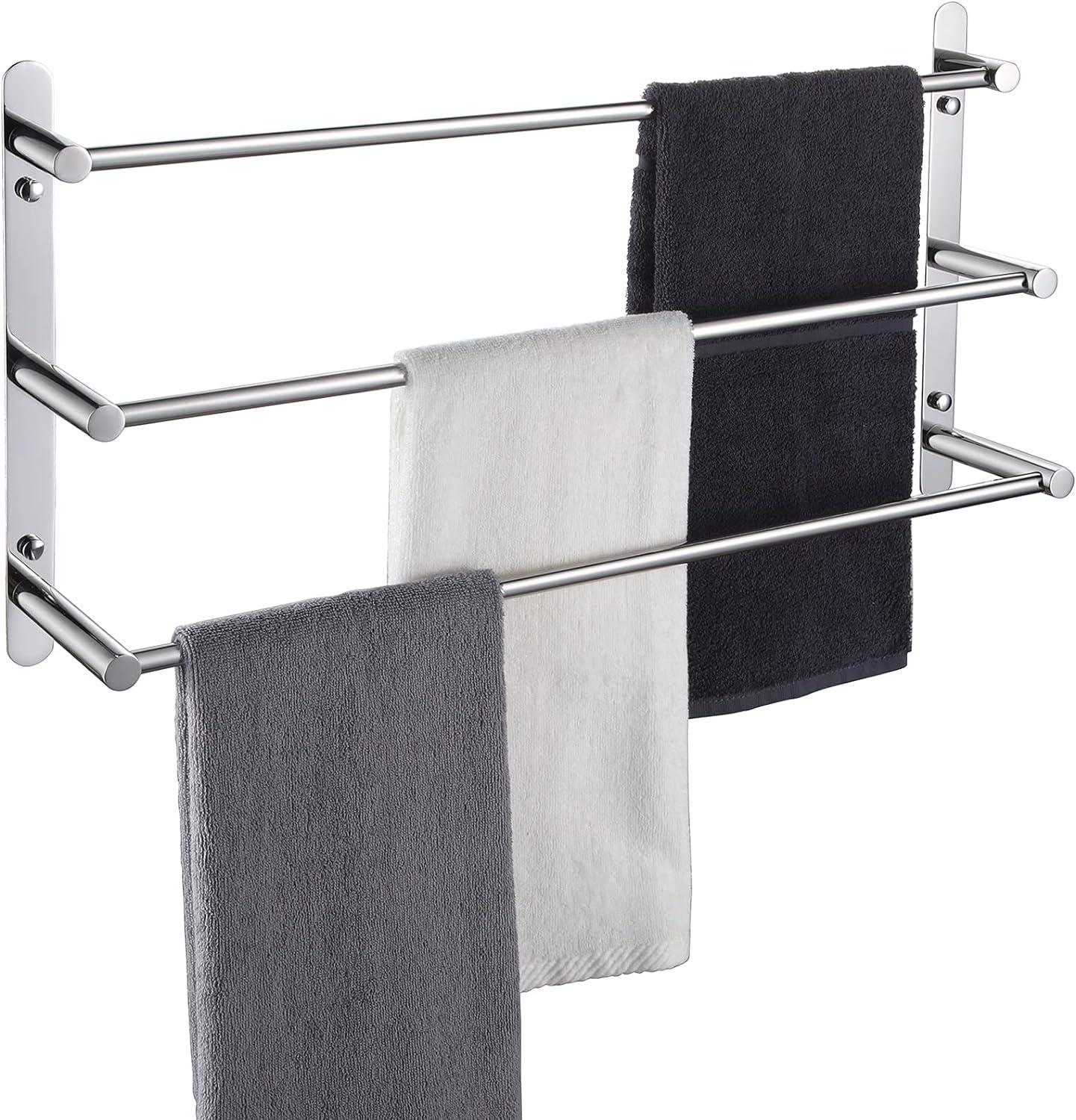24" Bathroom Towel Bar Wall Mounted