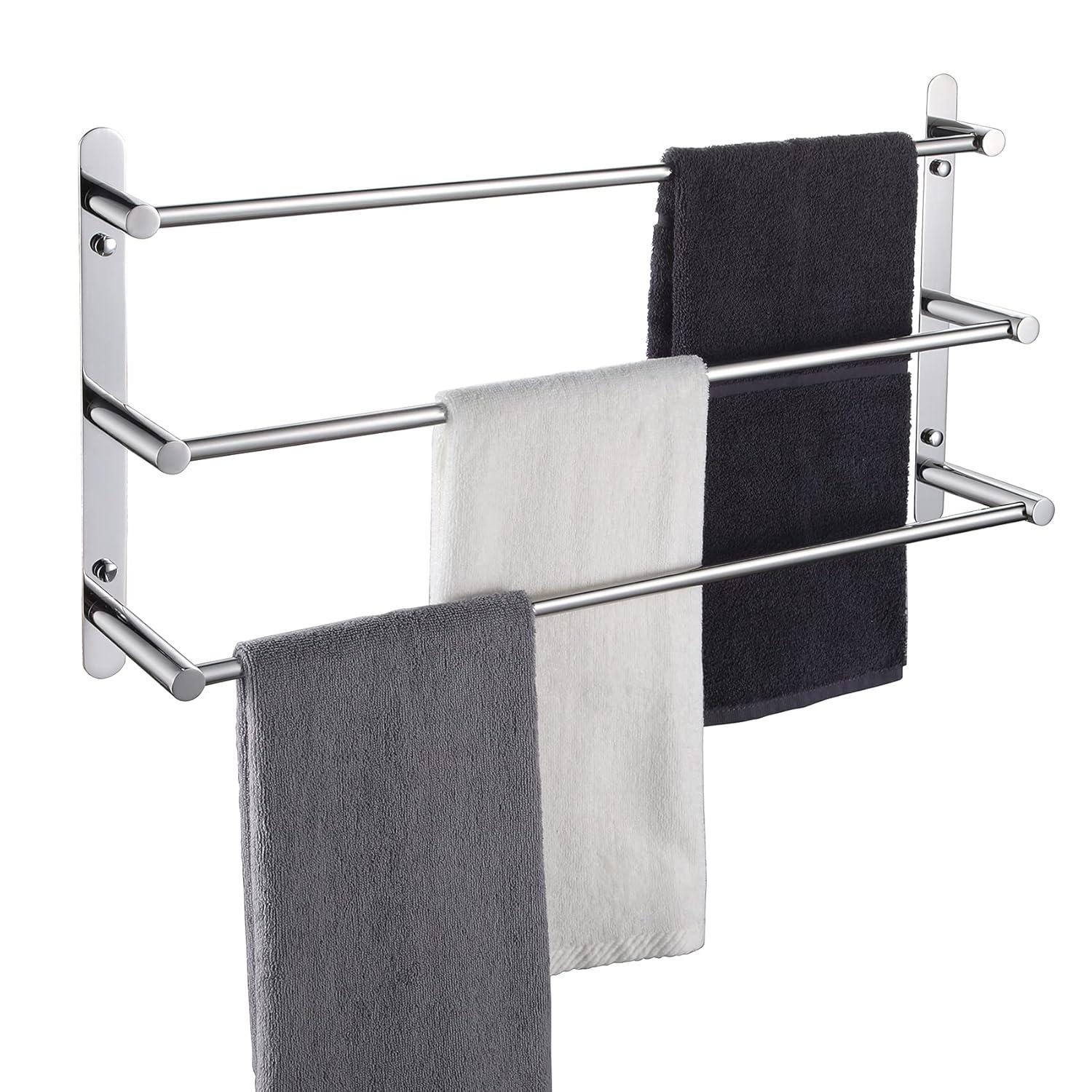 24" Bathroom Towel Bar Wall Mounted