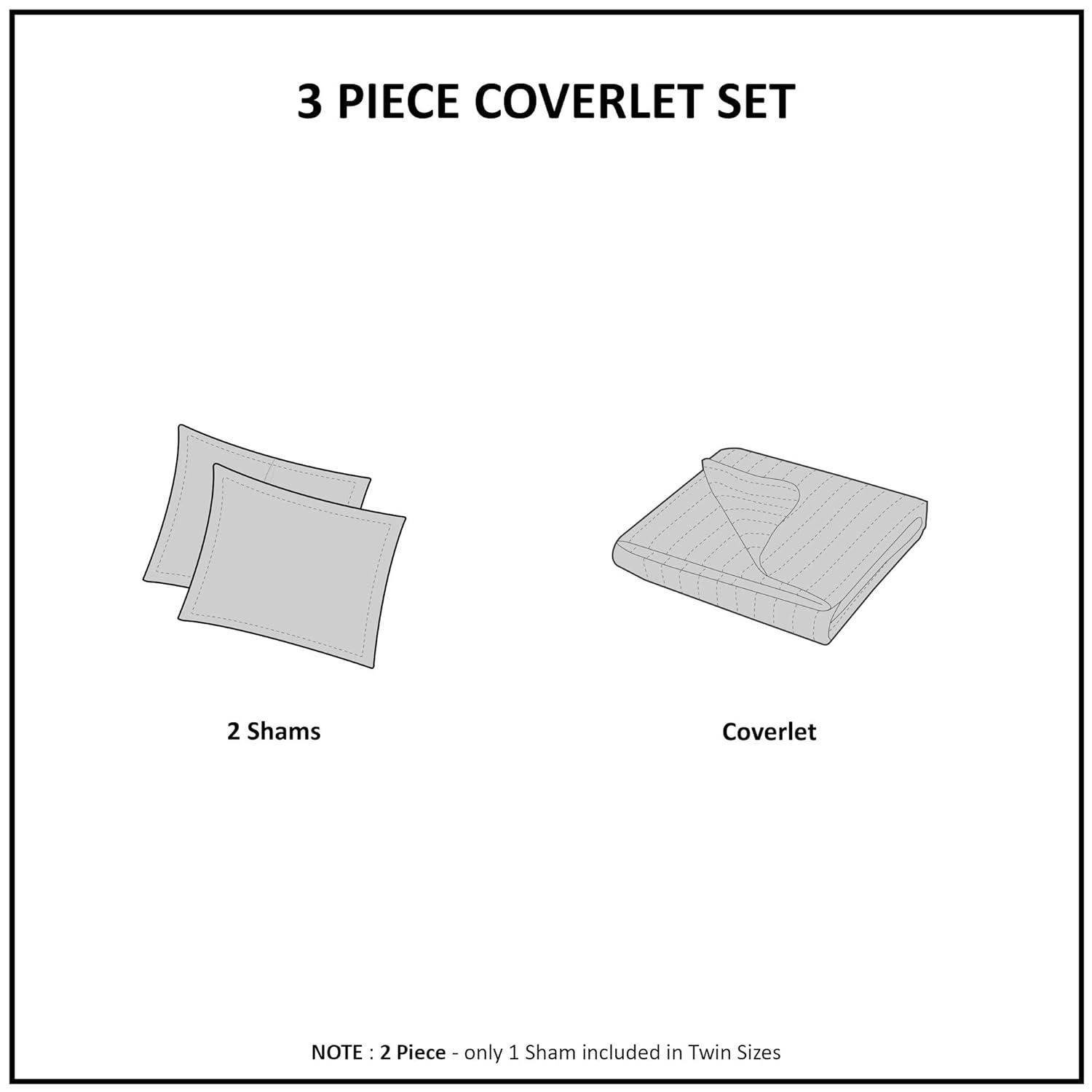 Madison Park Quebec Reversible Quilt Set