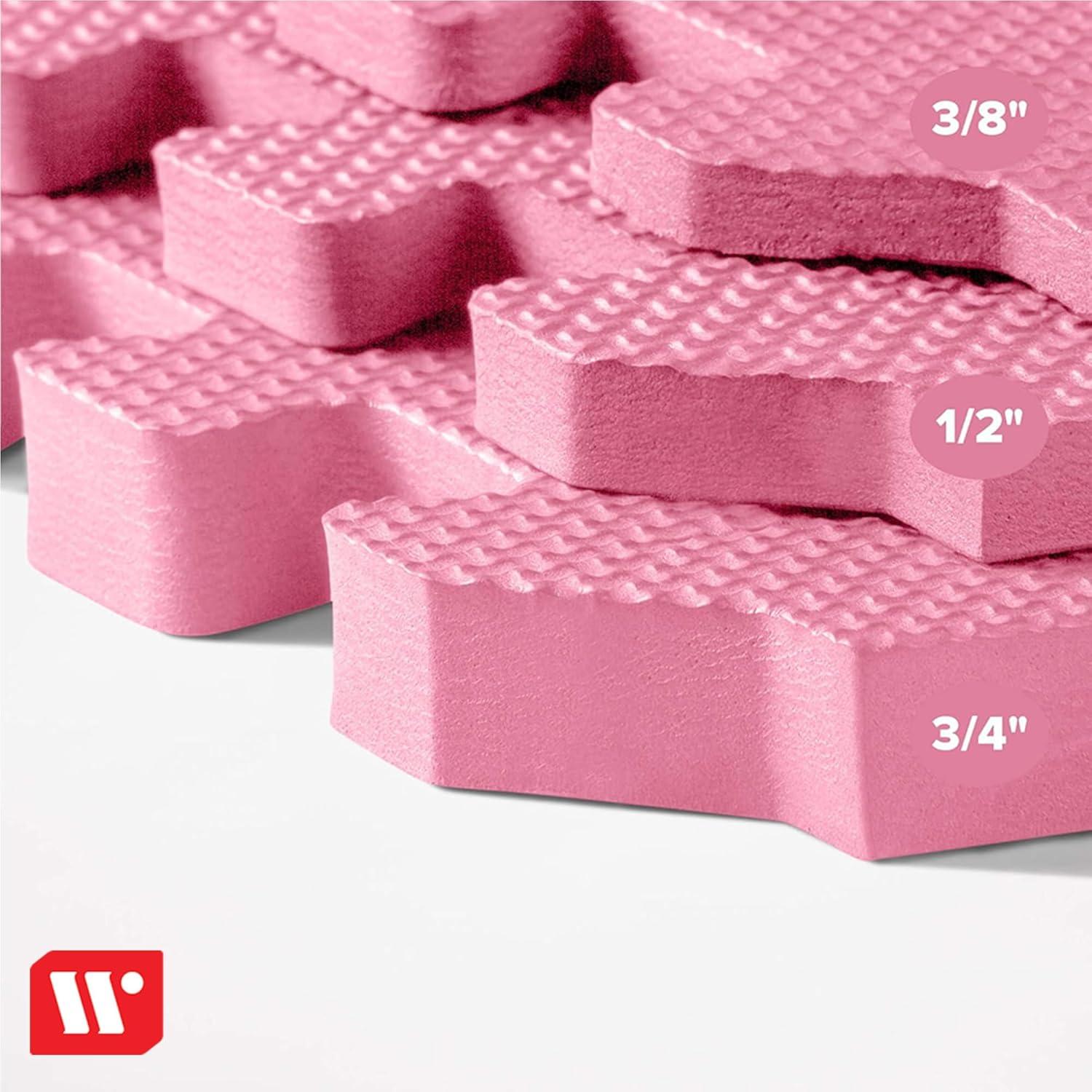 We Sell Mats 3/8" Thick Multipurpose Foam Floor Tile 100 Square Feet (25 Tiles)