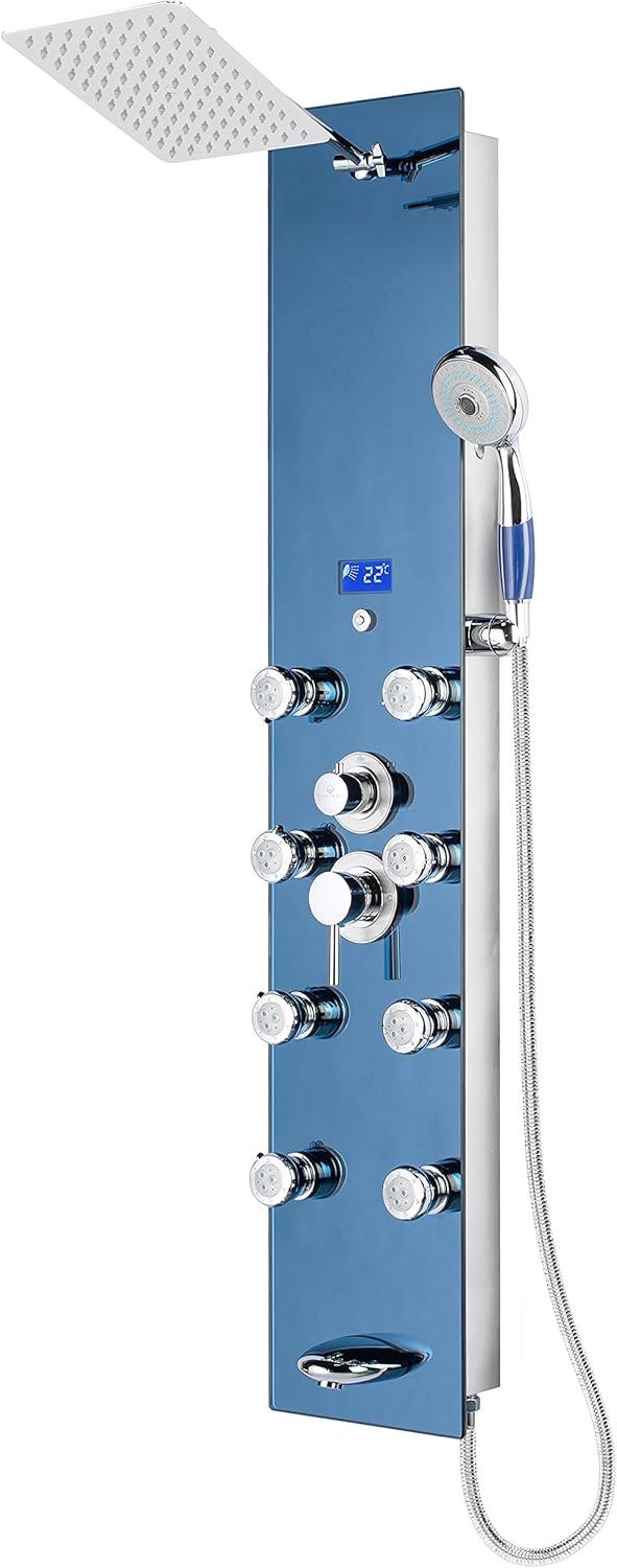 Blue Ocean Blue Ocean 52 inch Aluminum Shower Panel With Shower Head SPS392H