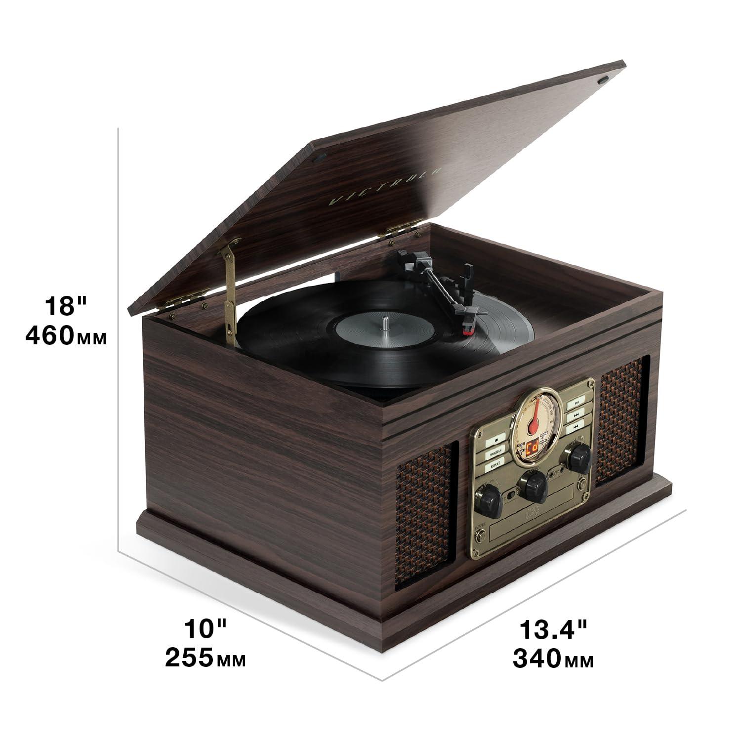 Victrola Quincy Wood Bluetooth Record Player