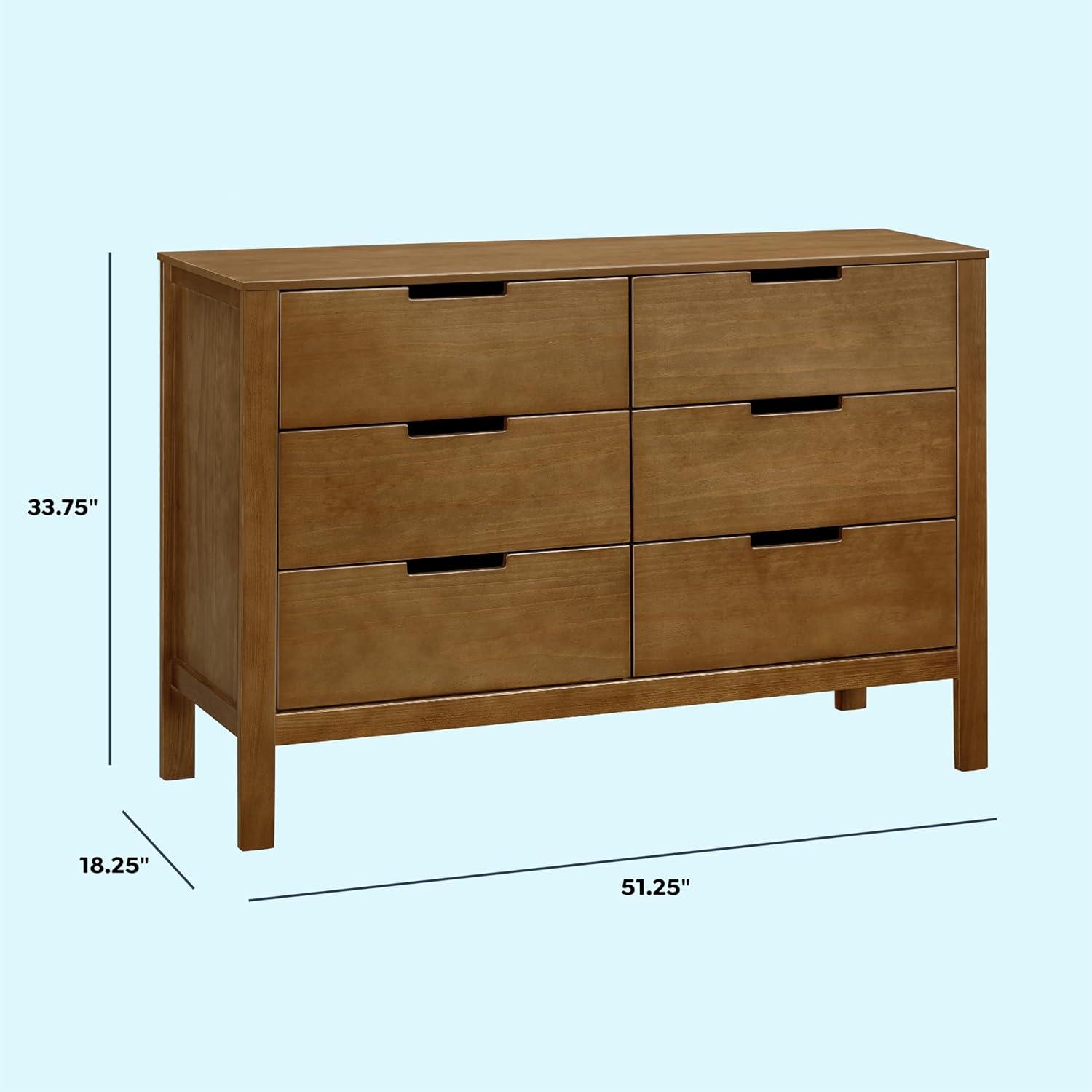 Colby 6 Drawer 51.25" W Double Dresser