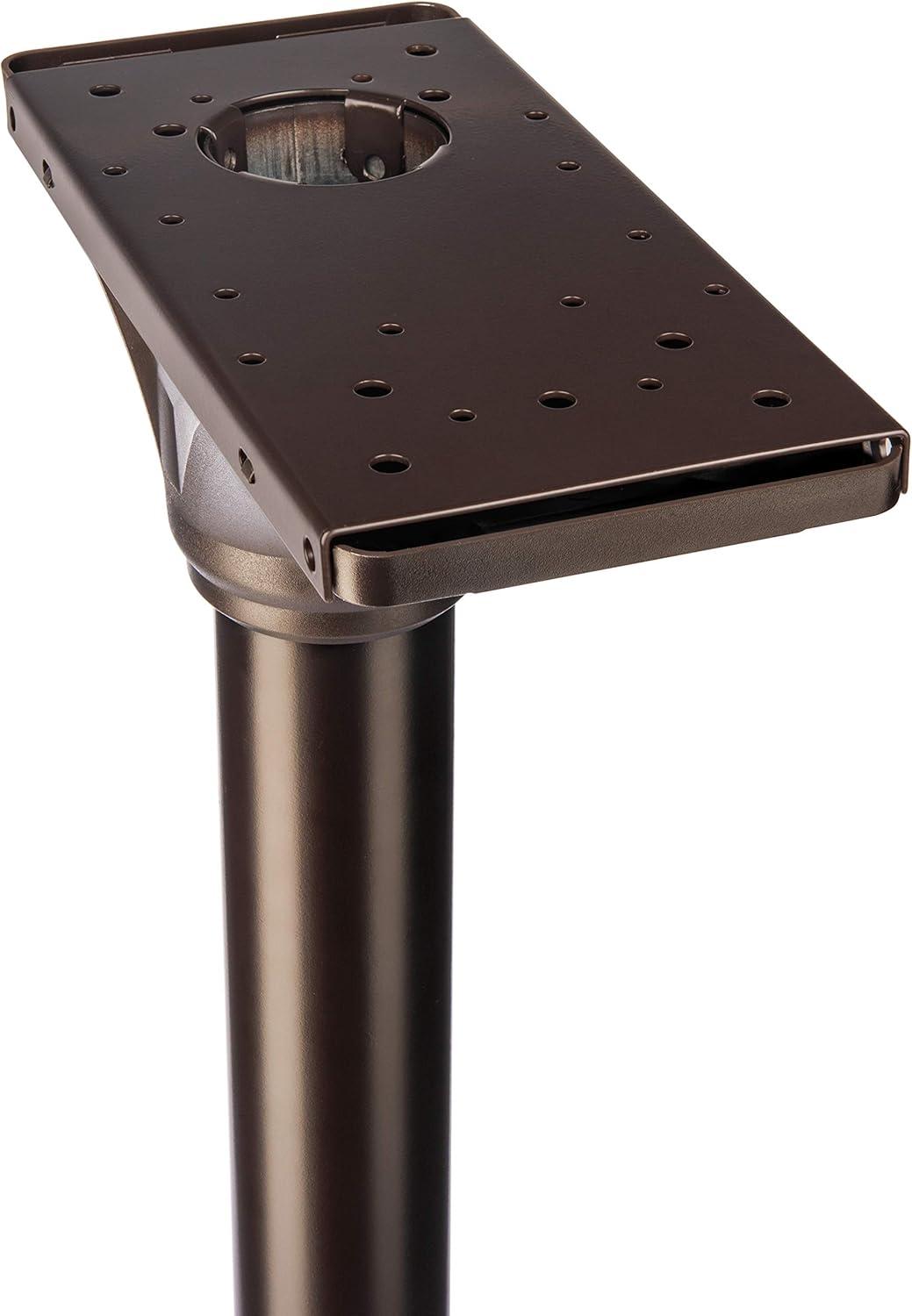 Architectural Mailboxes Elevado Galvanized Steel Mailbox Post, 7517RZ-10, Rubbed Bronze