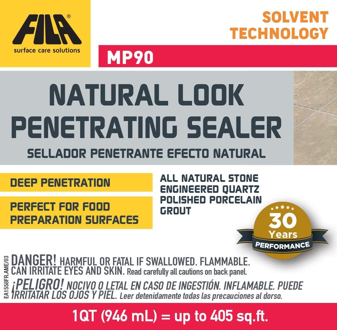 MP90 Natural Look Penetrating Stone and Tile Sealer, 1 QT