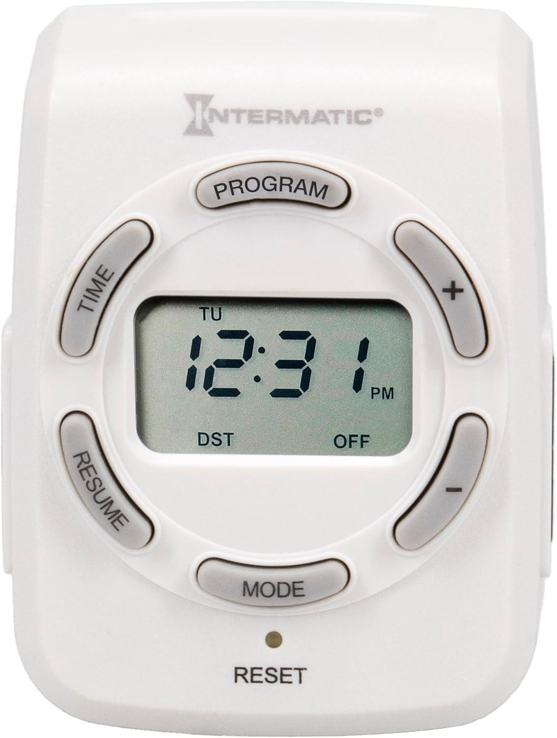 Intermatic DT122K 7-Day Indoor Digital Plug-In Timer