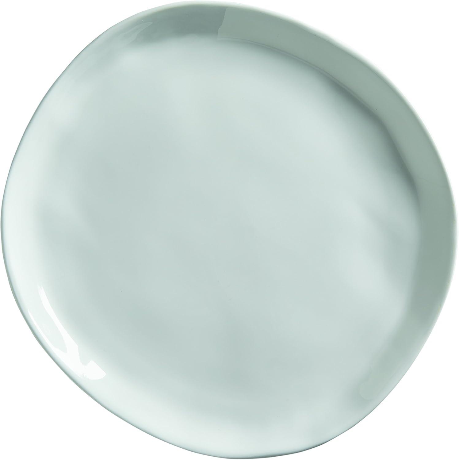 White Melamine Round Coupe Plate, 11-Inch