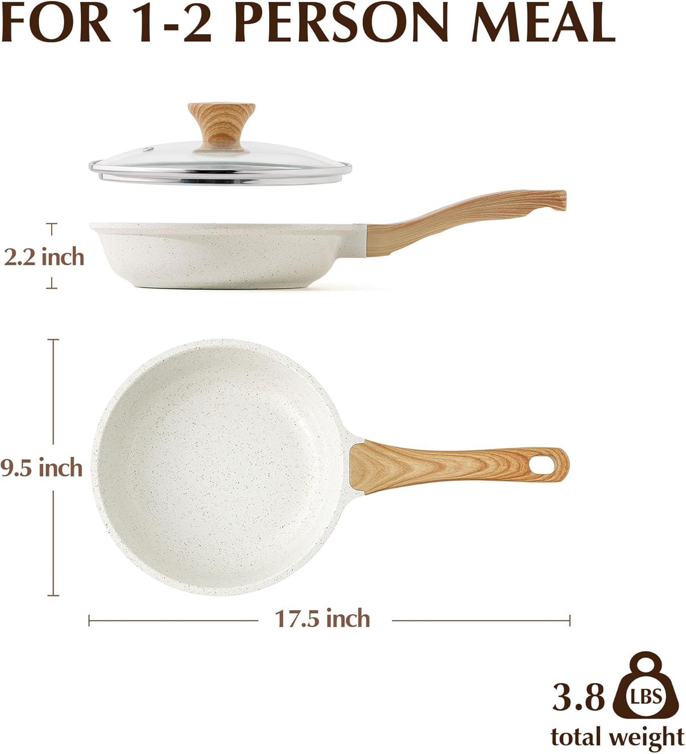 Healthy Nonstick Frying Pan with Lid