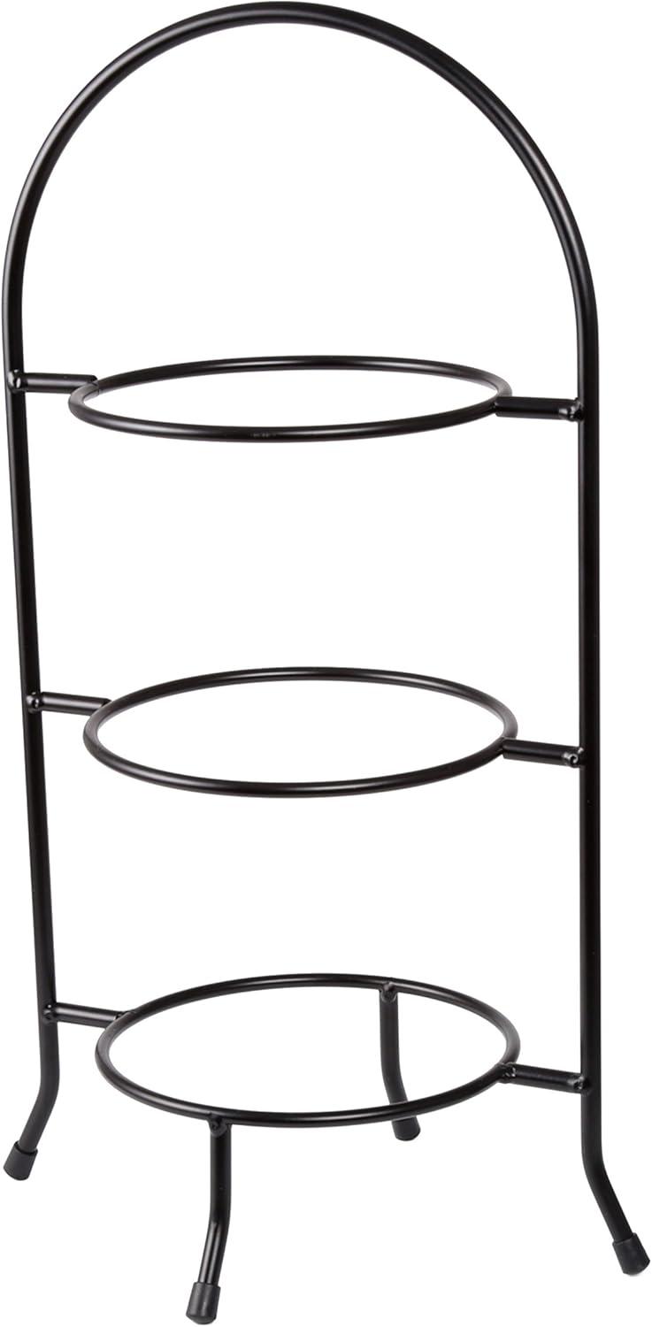 Iron Works Metalware Dessert Plate Rack - 3 Tier