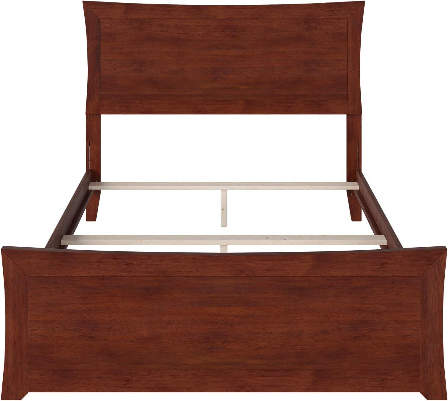 AFI Furnishings Metro Low Profile Solid Wood Platform Bed with Matching Footboard