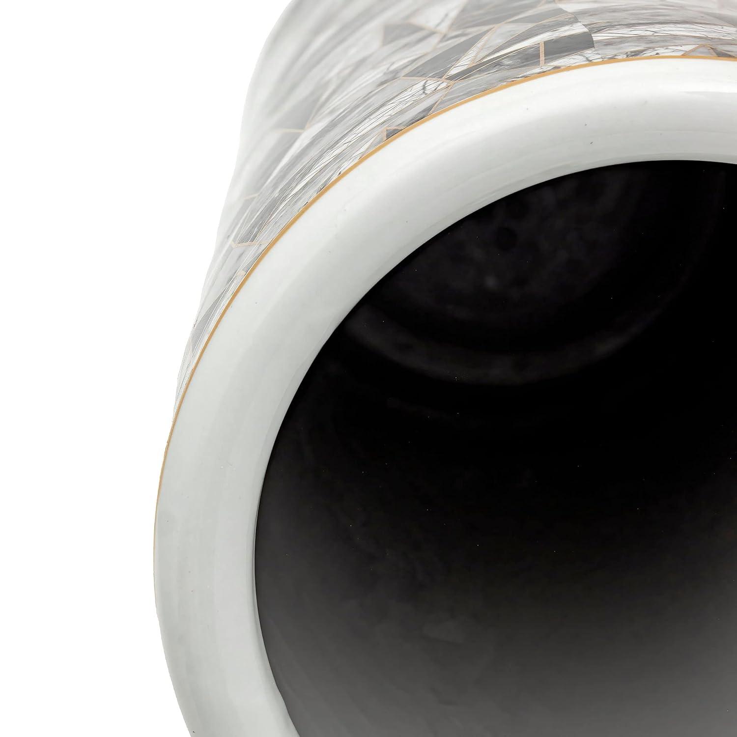 Everly Quinn Handmade Ceramic / Porcelain Floor Vase